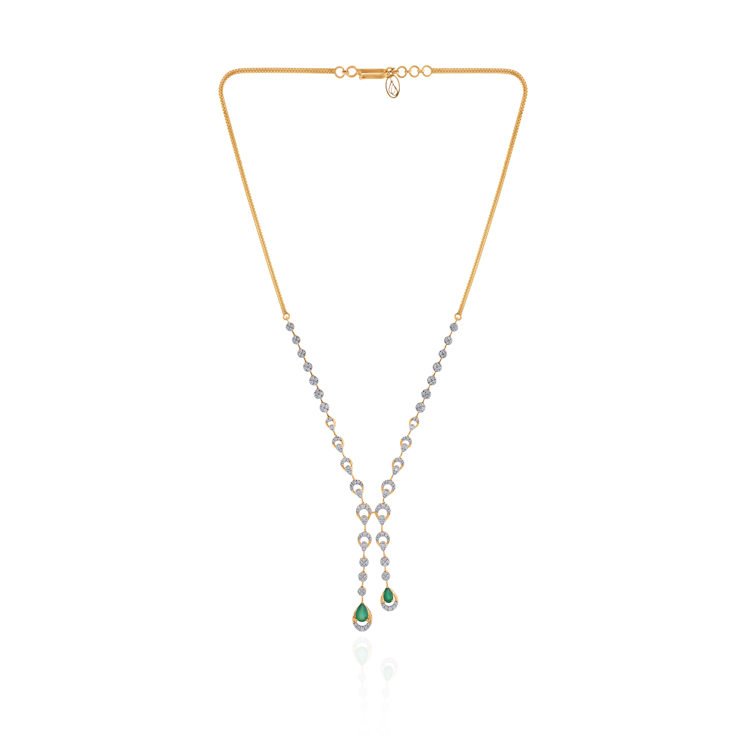 Aurora Dew Diamond Necklace - Senco Gold and Diamonds