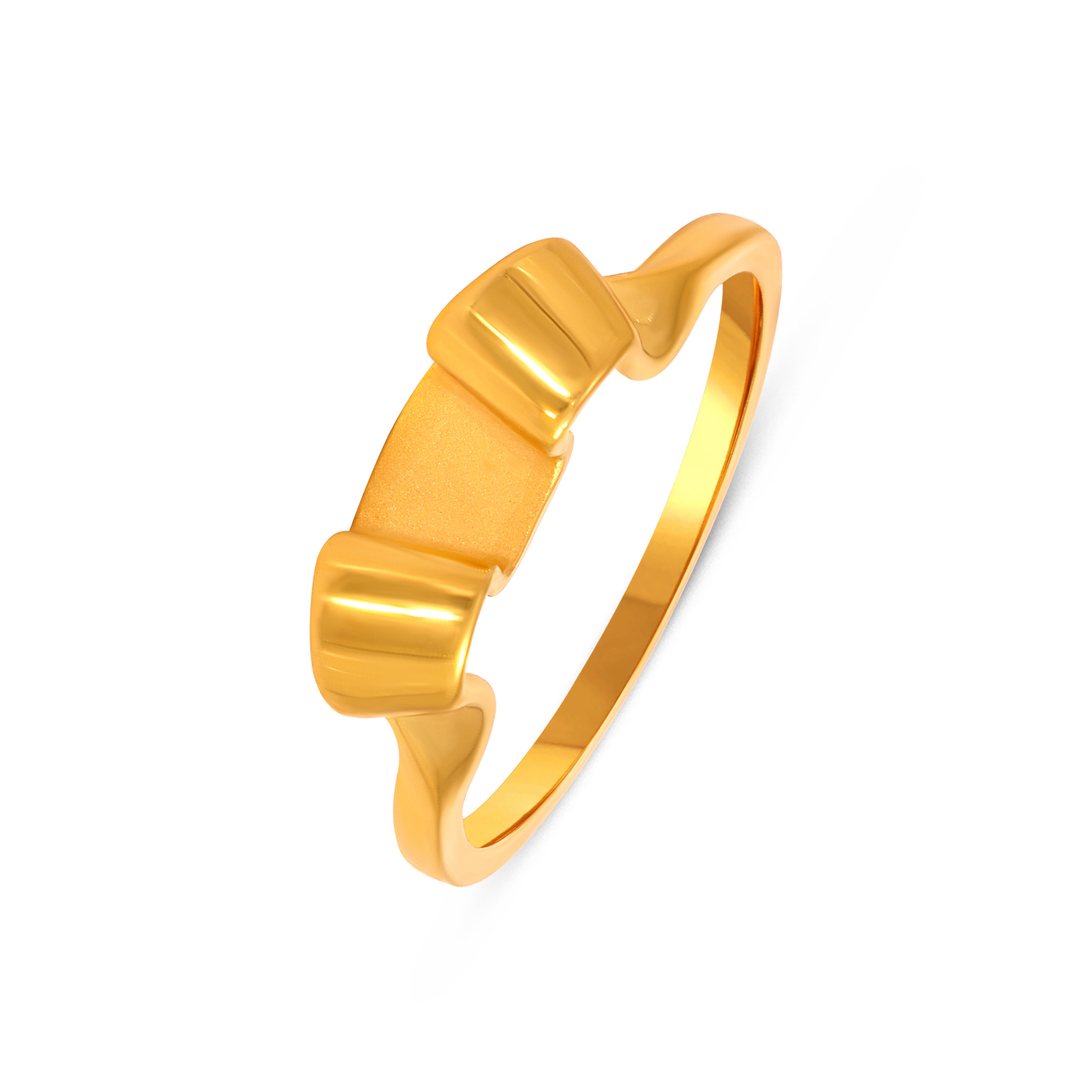 Contemporary Knot Gold Ring - Senco Gold and Diamonds