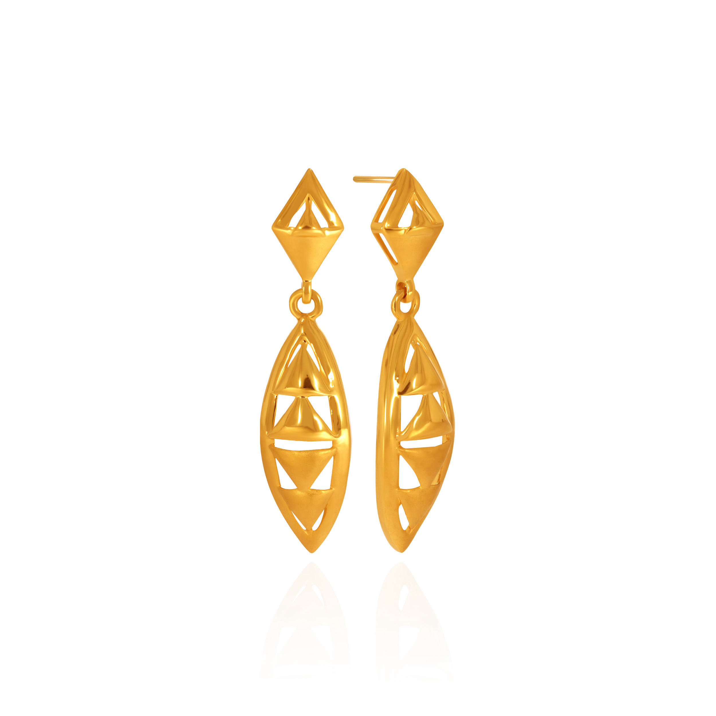 Marquise Mirage Gold Drops - Senco Gold and Diamonds