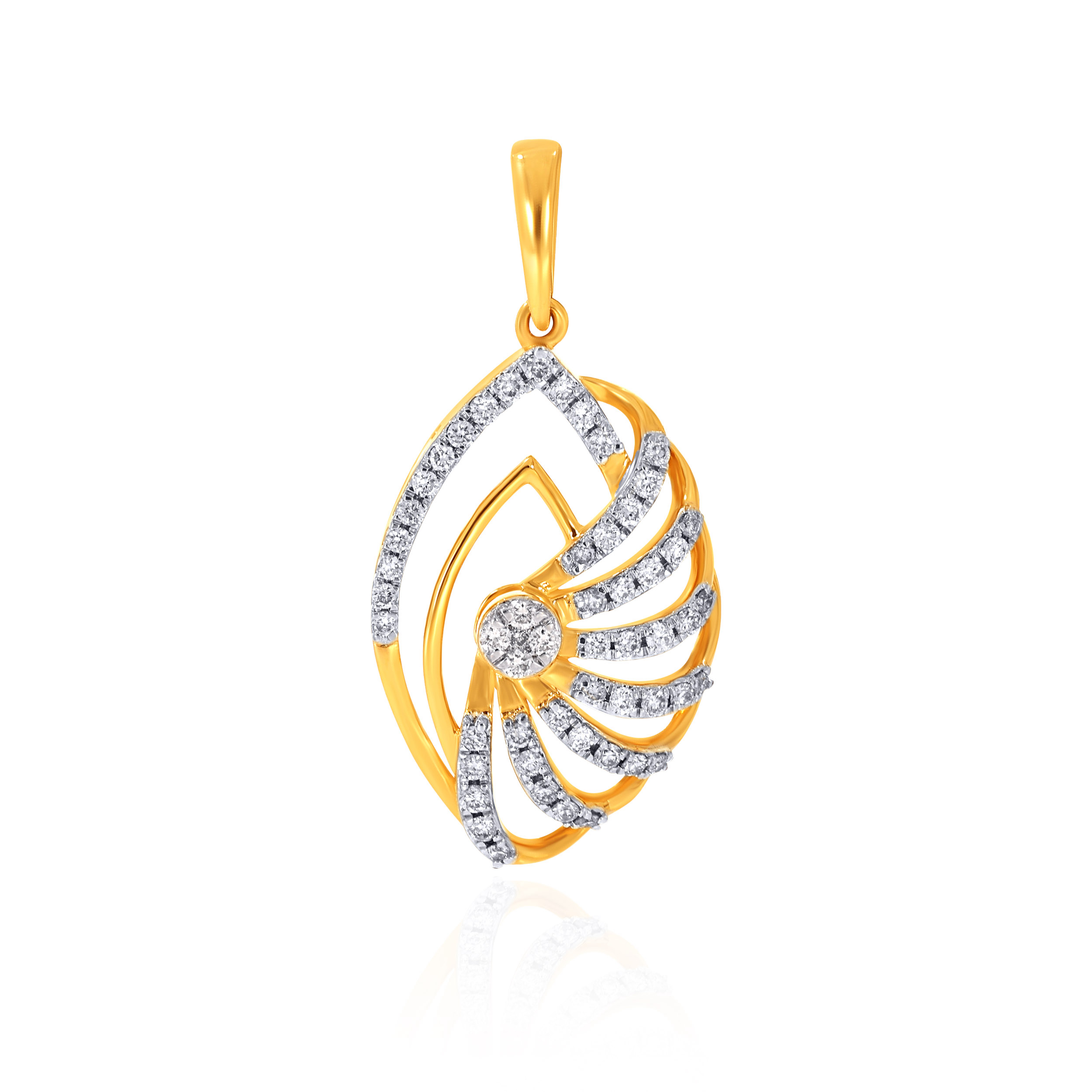 Rayelle Fan Diamond Pendant - Senco Gold and Diamonds