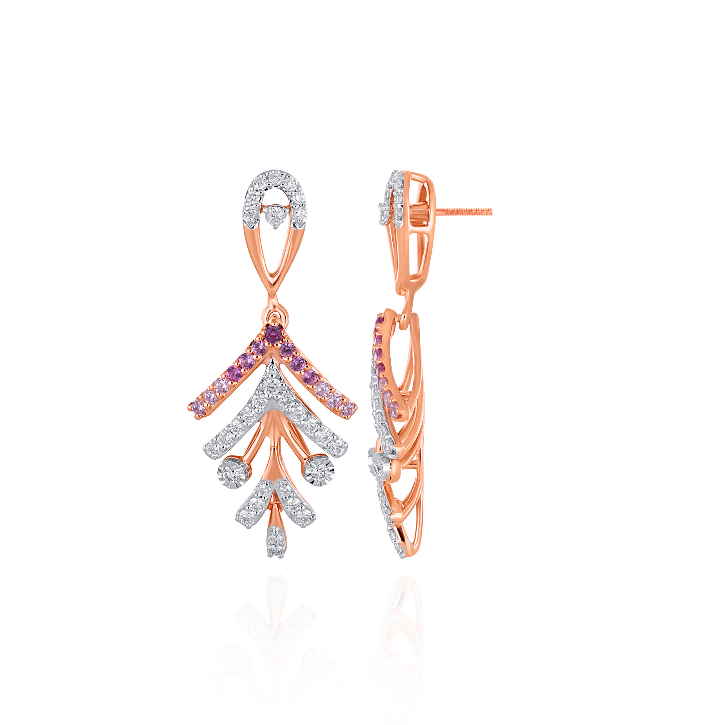 Alluring Stardust Diamond Earrings - Senco Gold and Diamonds