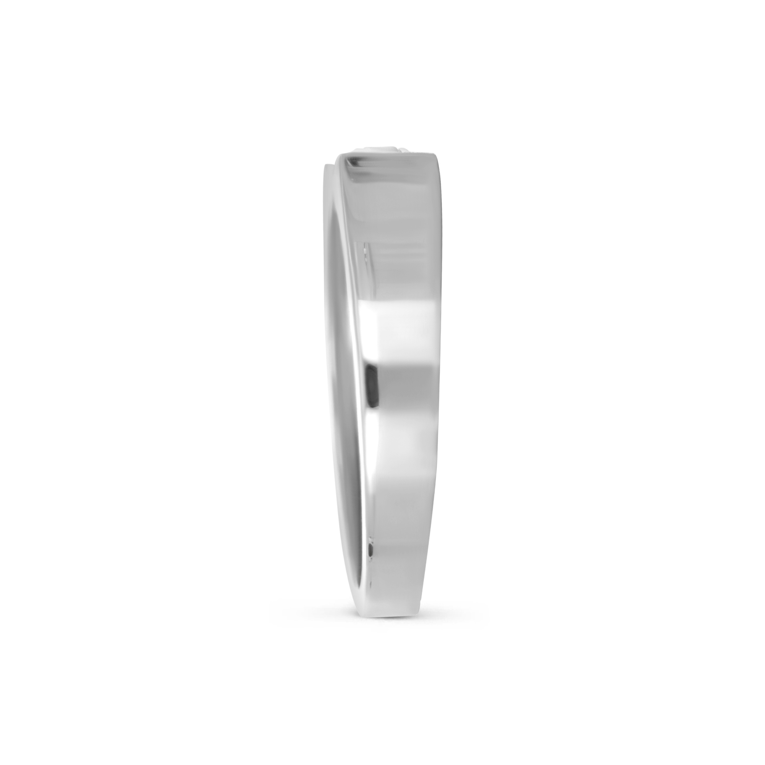 Modernist Bar Men's Platinum Ring - Senco Gold and Diamonds