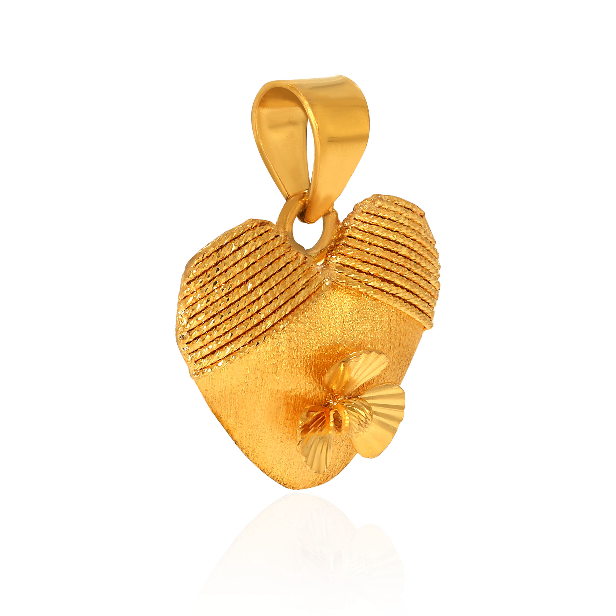 22K Yellow Gold Pendant-GPN-D000719154 - Senco Gold and Diamonds