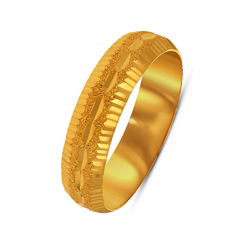 Regal Ridge Men’s Gold Band - Senco Gold and Diamonds