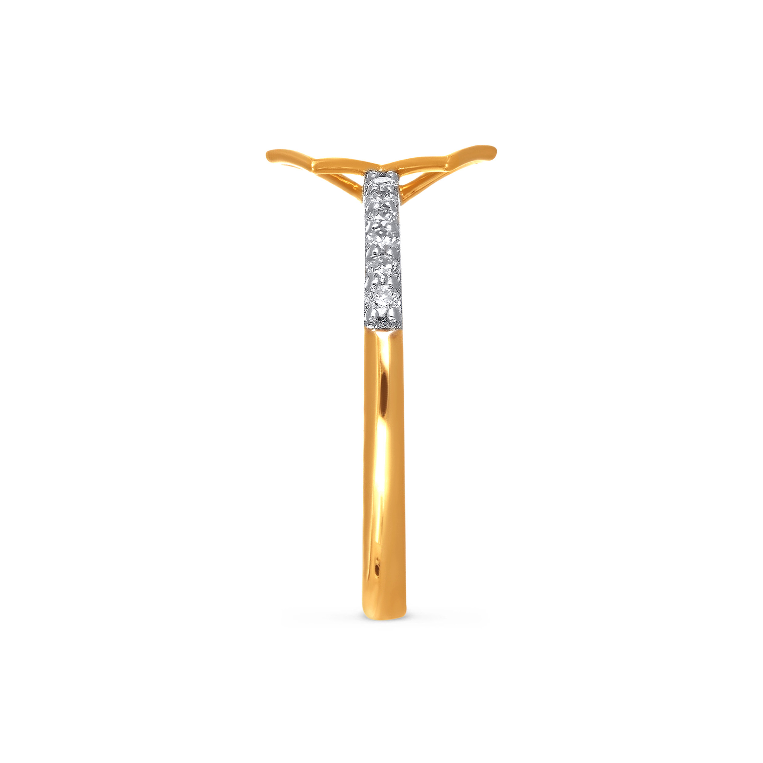 Minimalist Faceted Diamond Ring - Senco Gold and Diamonds