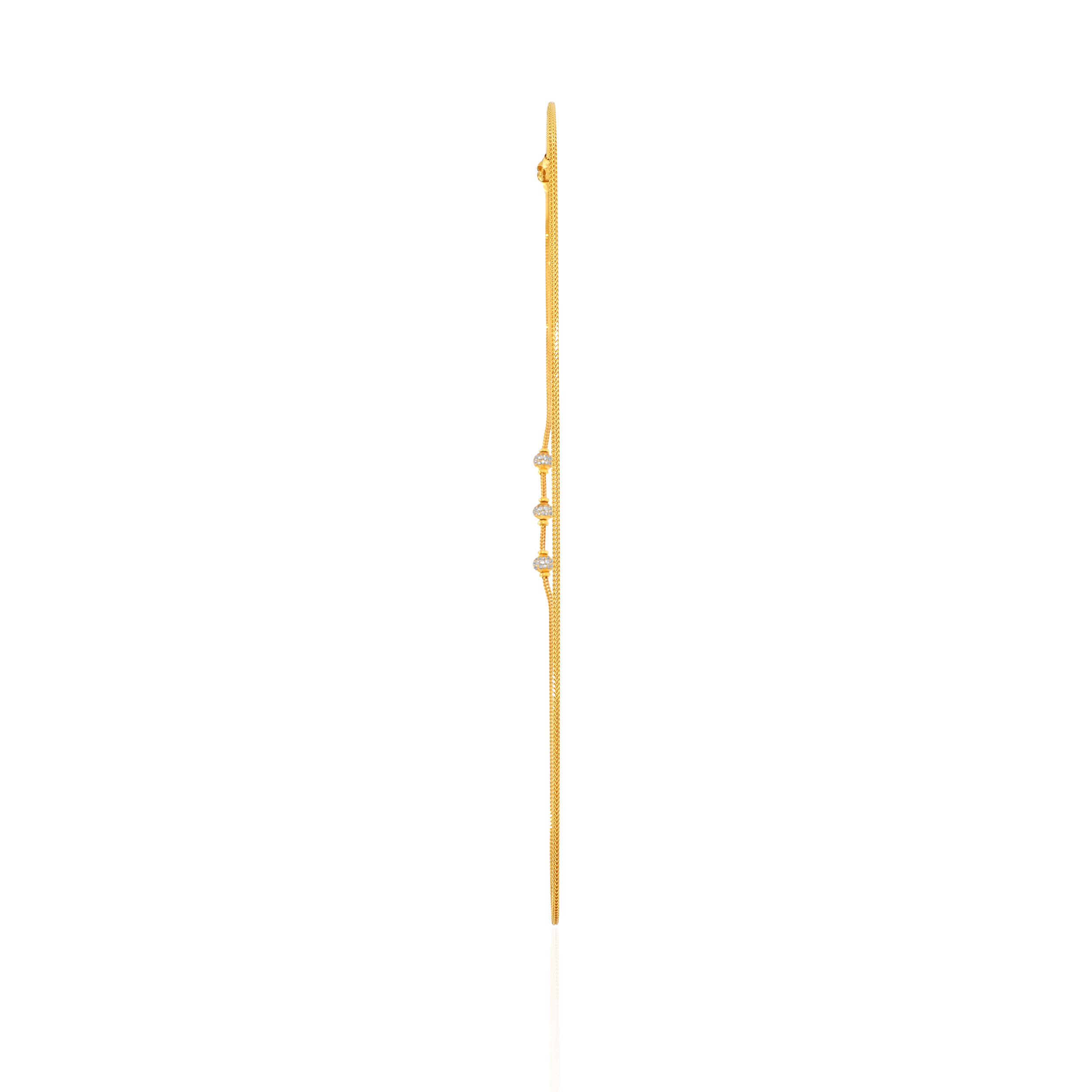Trio Shine Gold Chain - Senco Gold and Diamonds