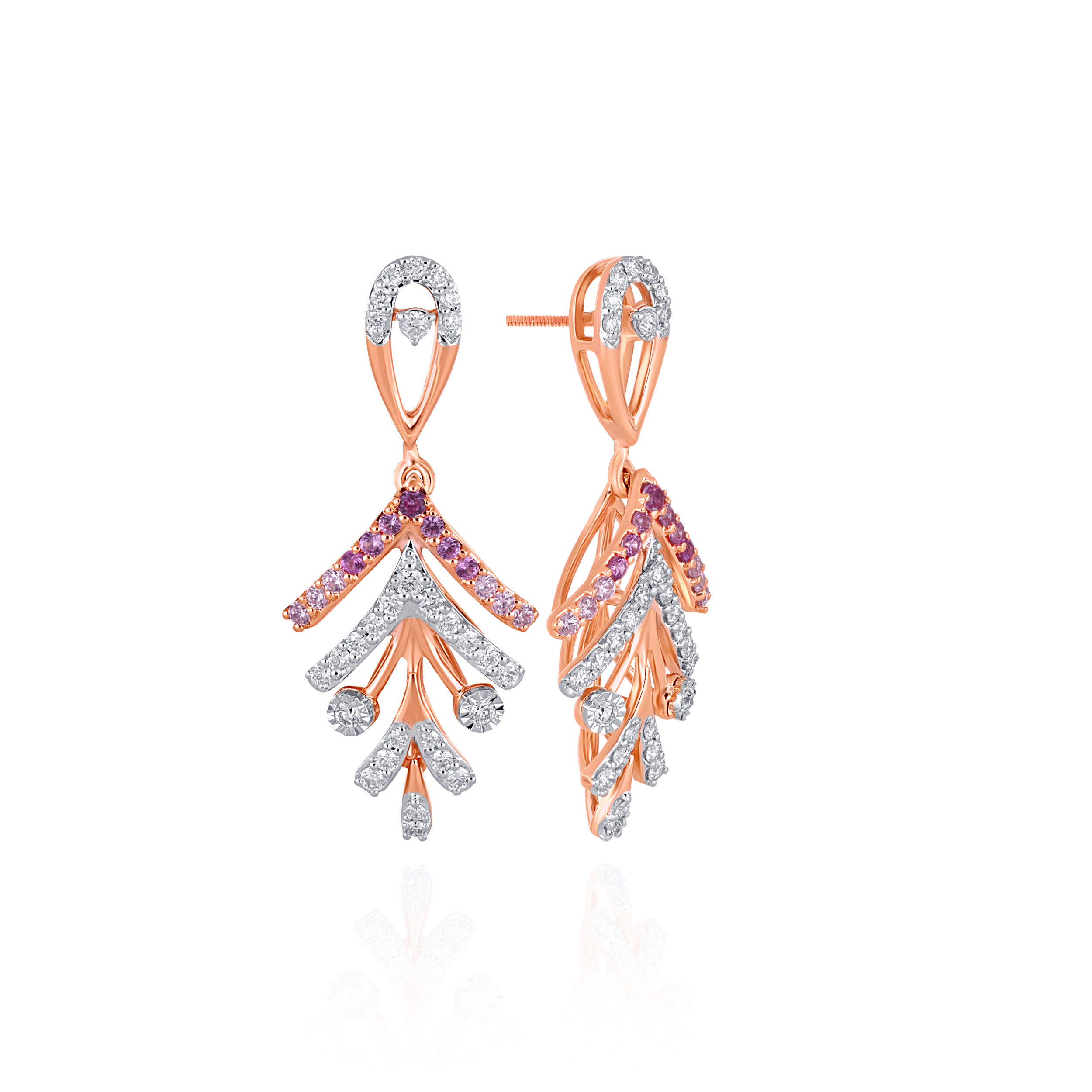 Alluring Stardust Diamond Earrings - Senco Gold and Diamonds