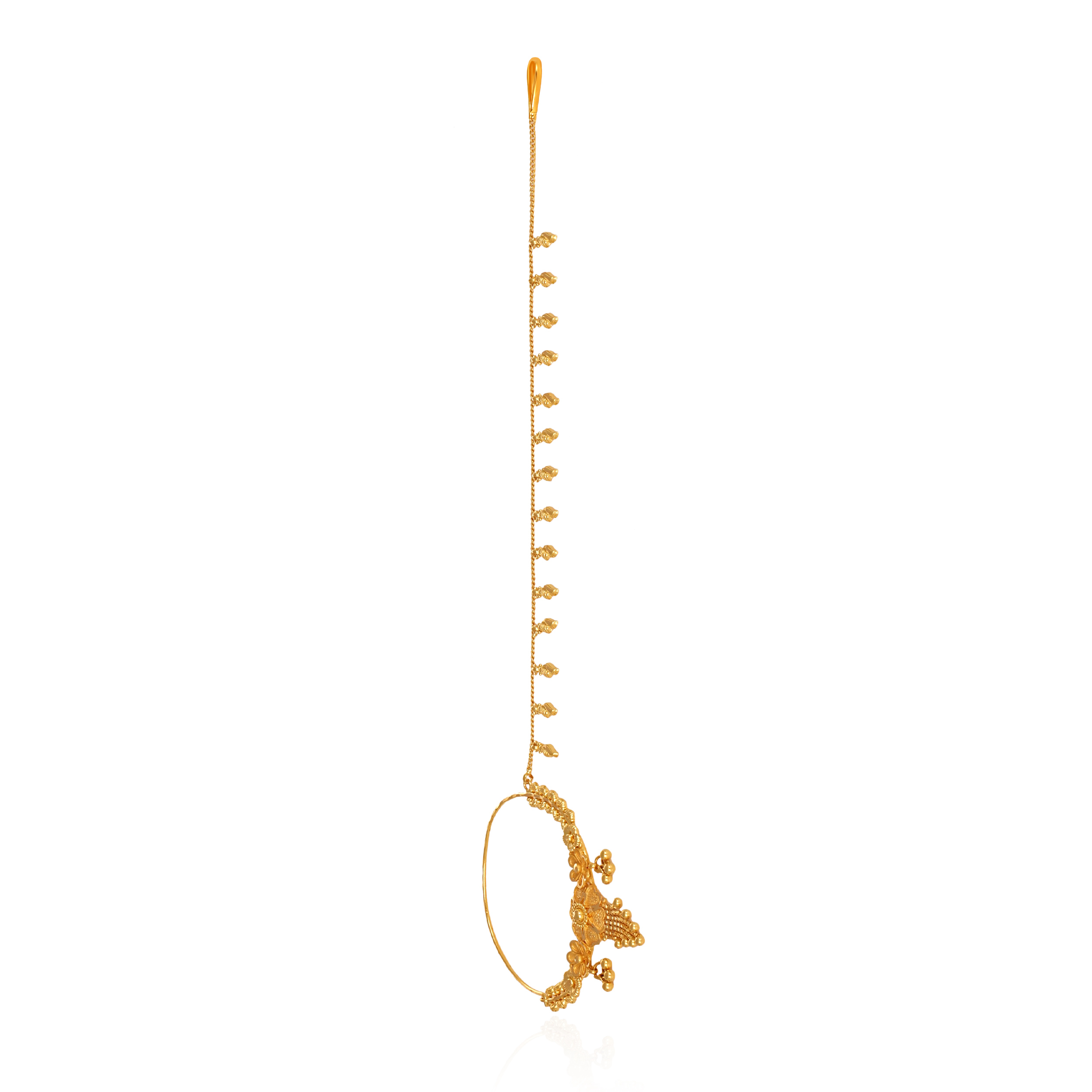 22K Yellow Gold Nath-GNT-D000734397 - Senco Gold and Diamonds