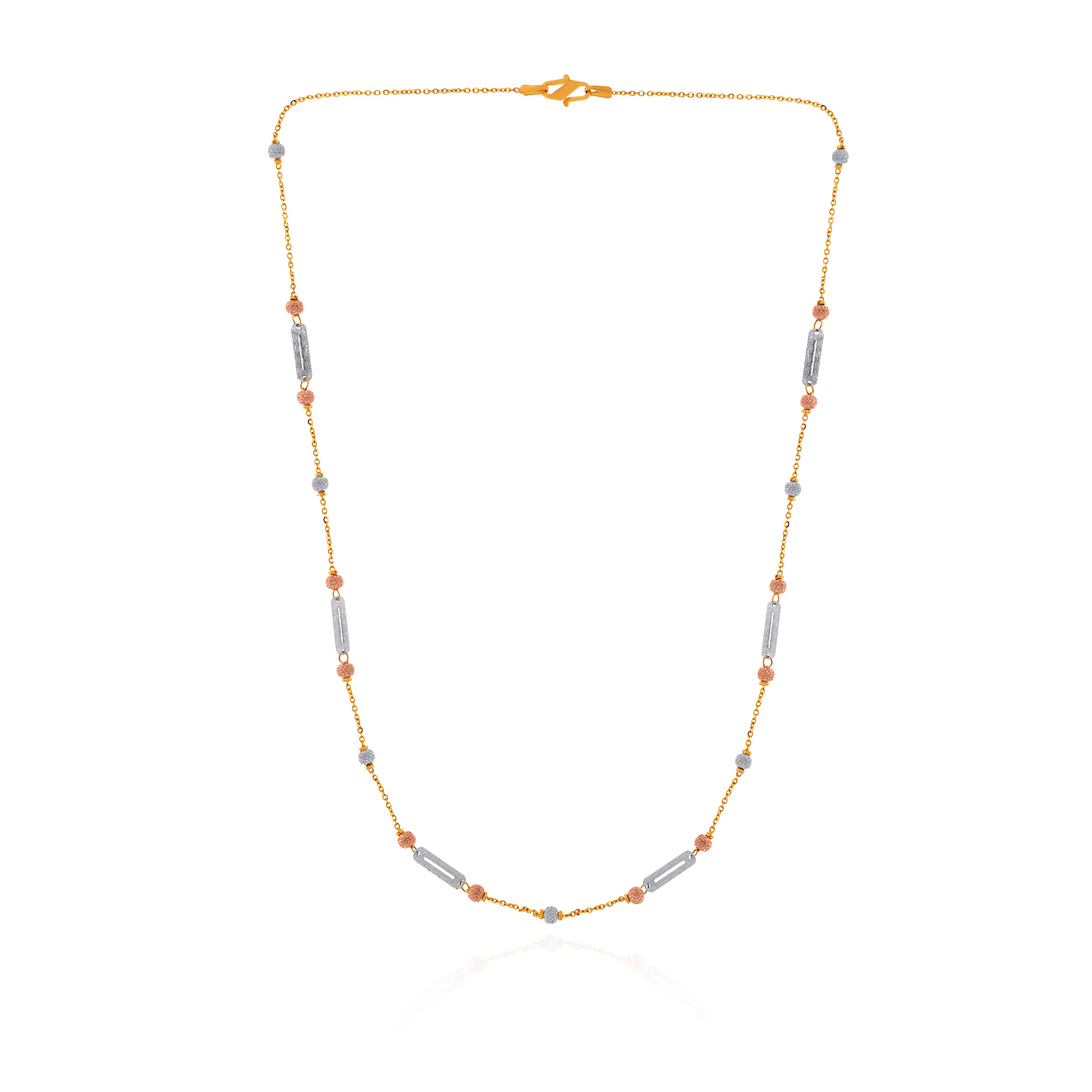 Trio Rhythm Gold Chain - Senco Gold and Diamonds