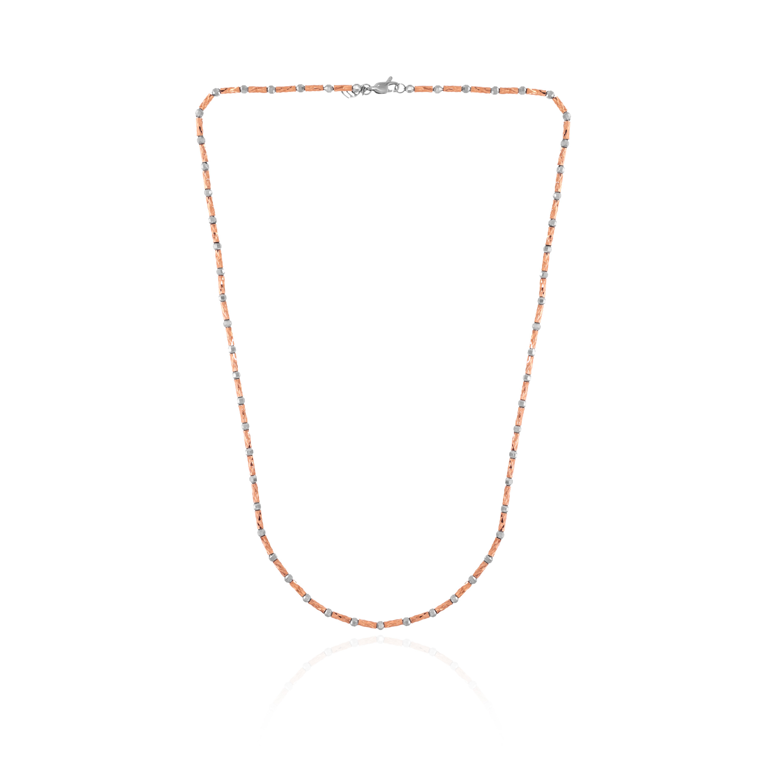 Rei Elegant Platinum Gold Necklace - Senco Gold and Diamonds