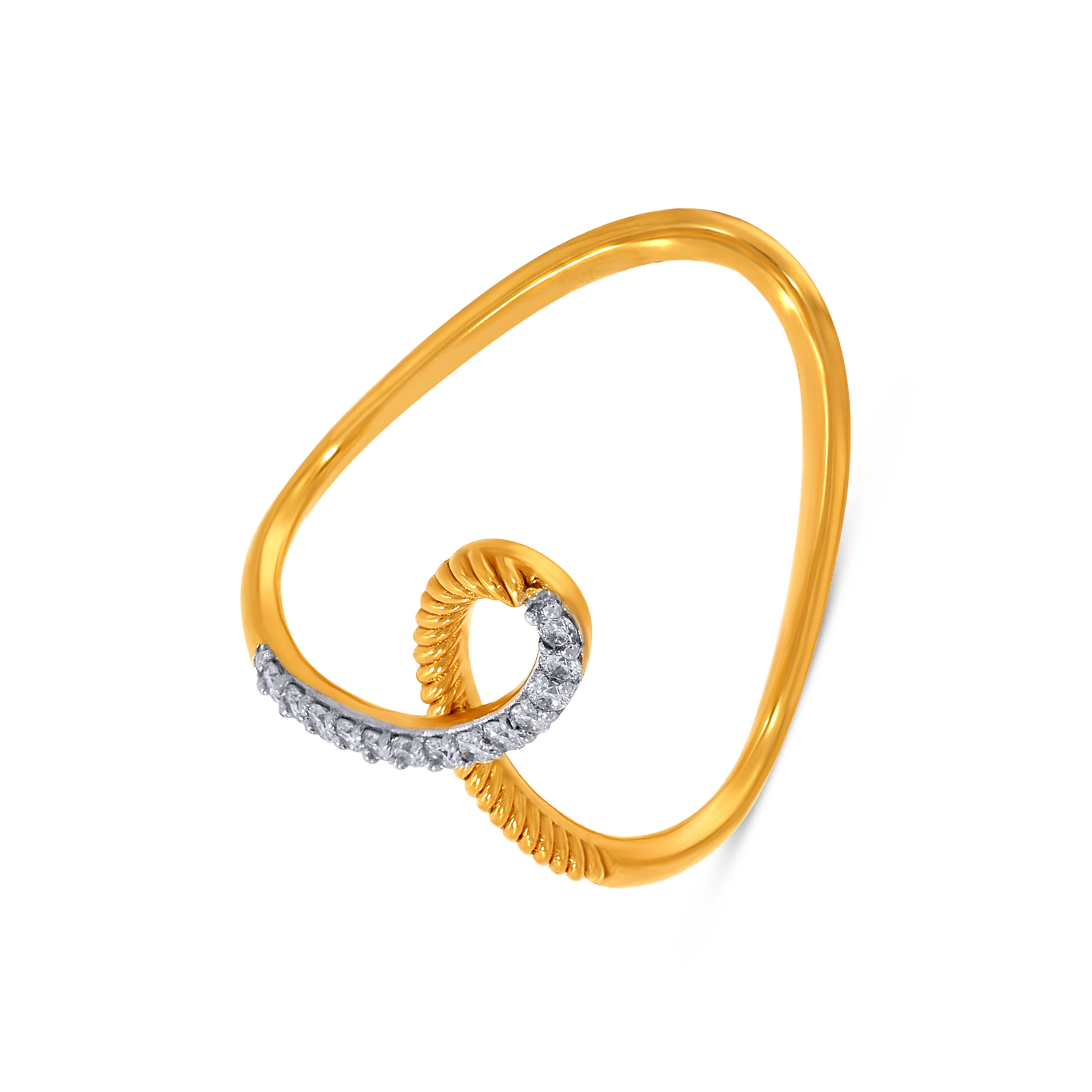 Artistic Swirl Diamond Ring - Senco Gold and Diamonds
