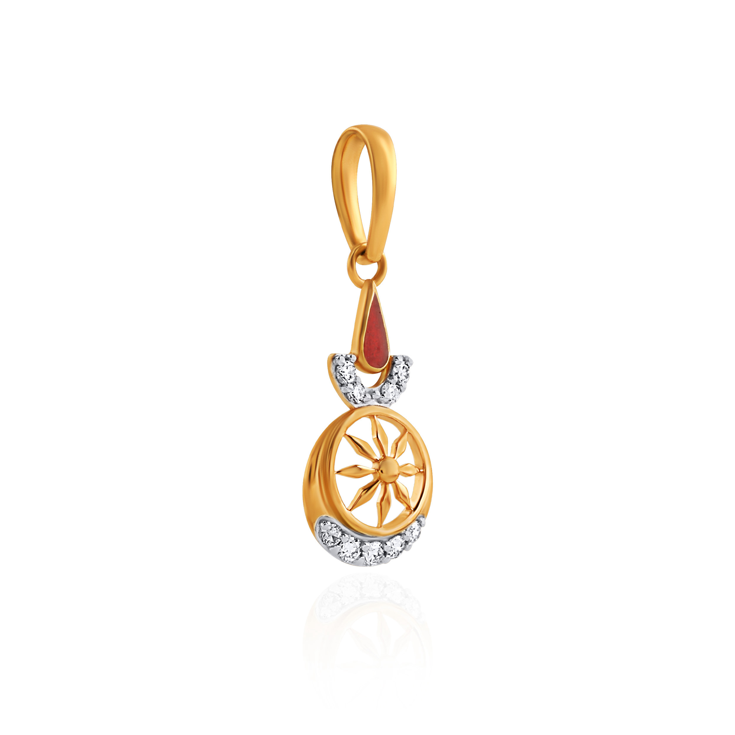 Aura of Light Sun Diamond Pendant - Senco Gold and Diamonds
