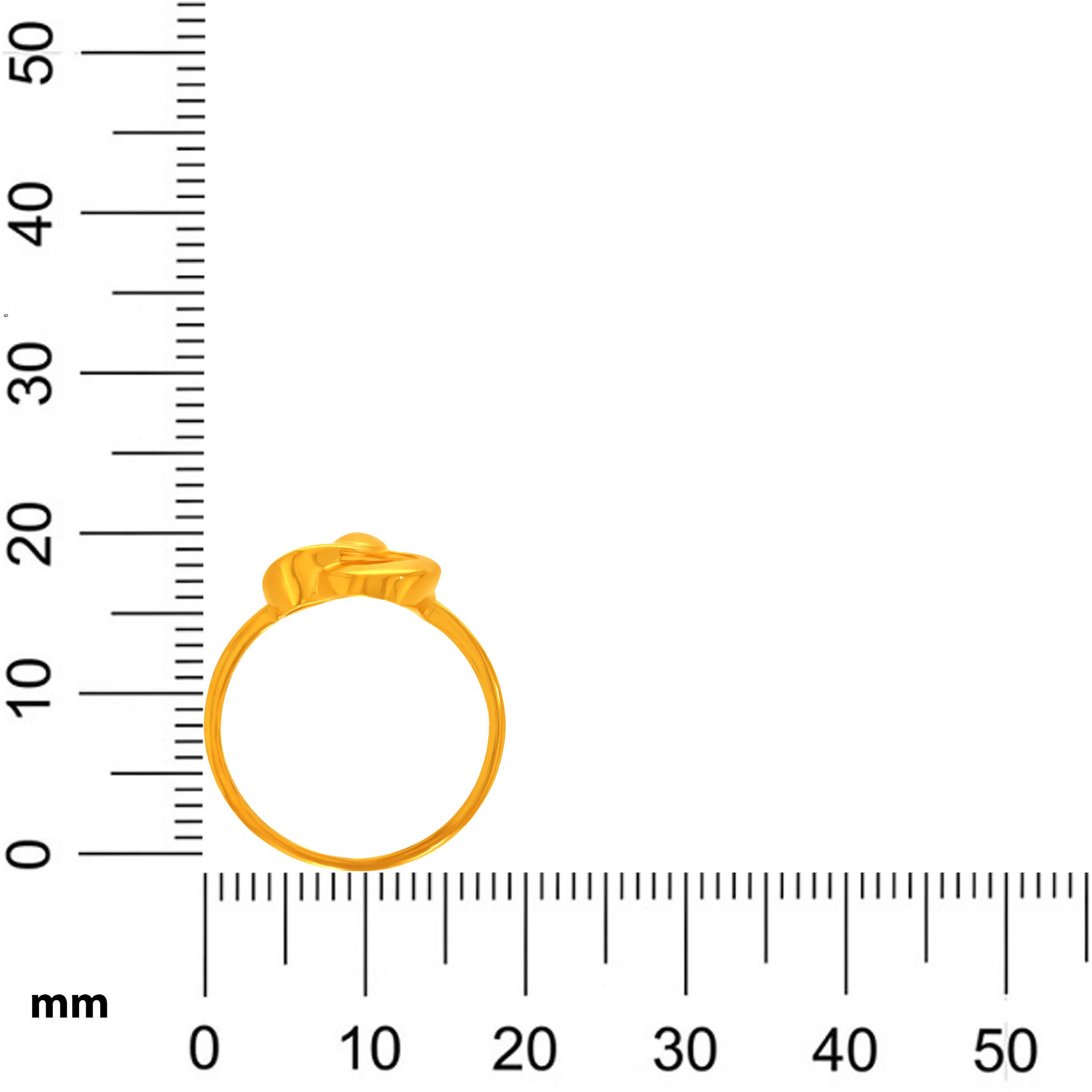  Floral Silhouette Gold Ring - Senco Gold and Diamonds