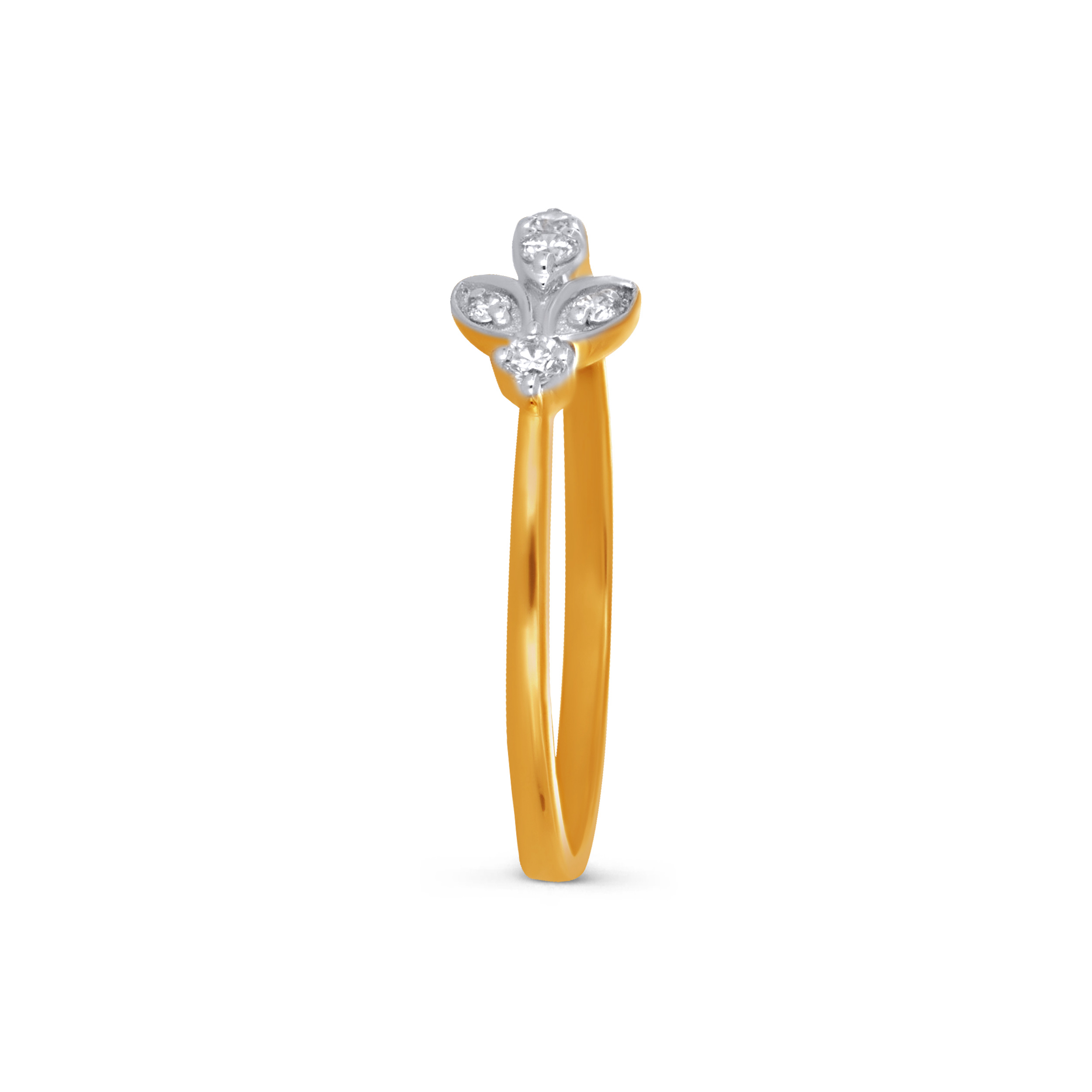 Gilded Petal Diamond Ring - Senco Gold and Diamonds