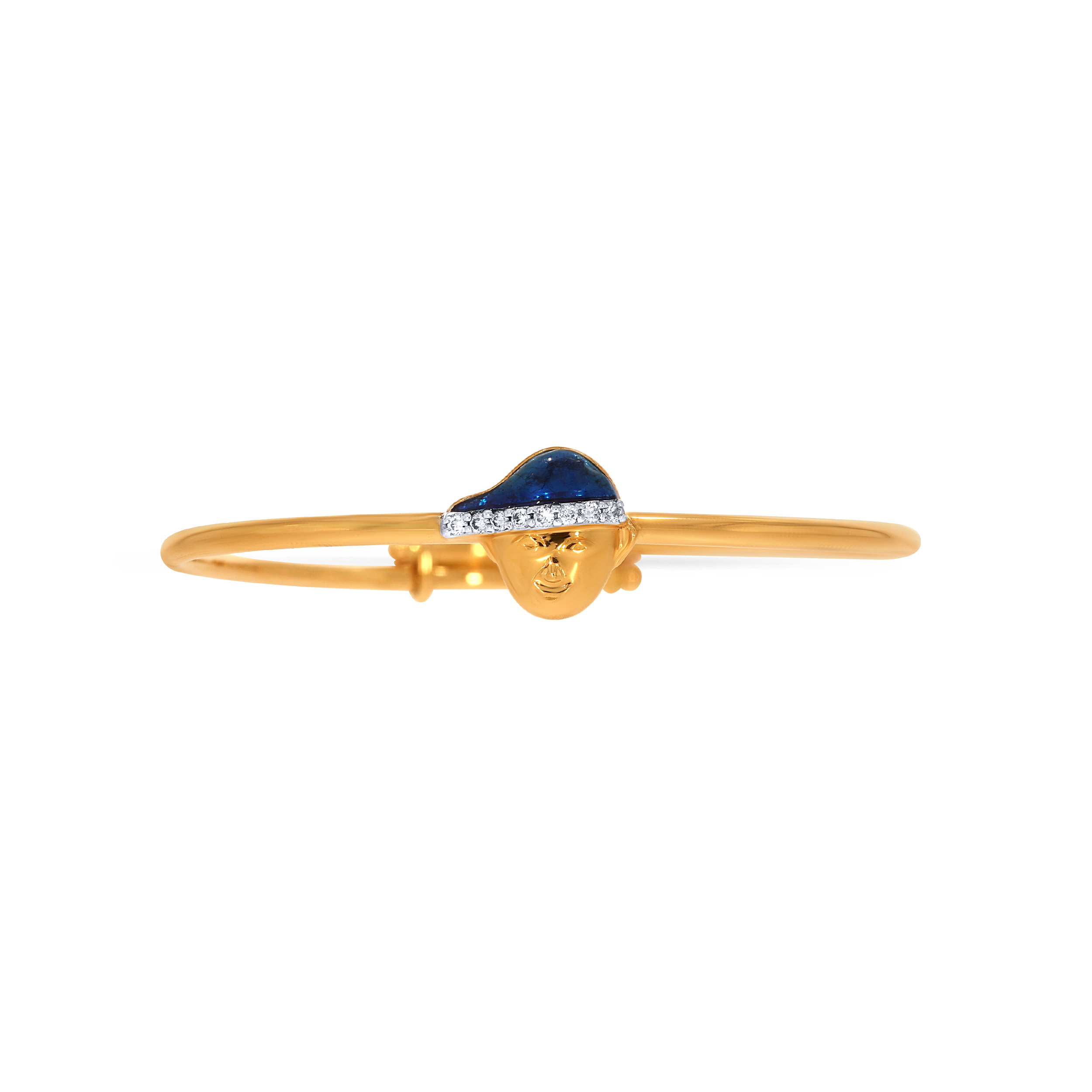 18K Yellow Gold Kids Diamond Bracelet-DBR-D000790458 - Senco Gold and Diamonds