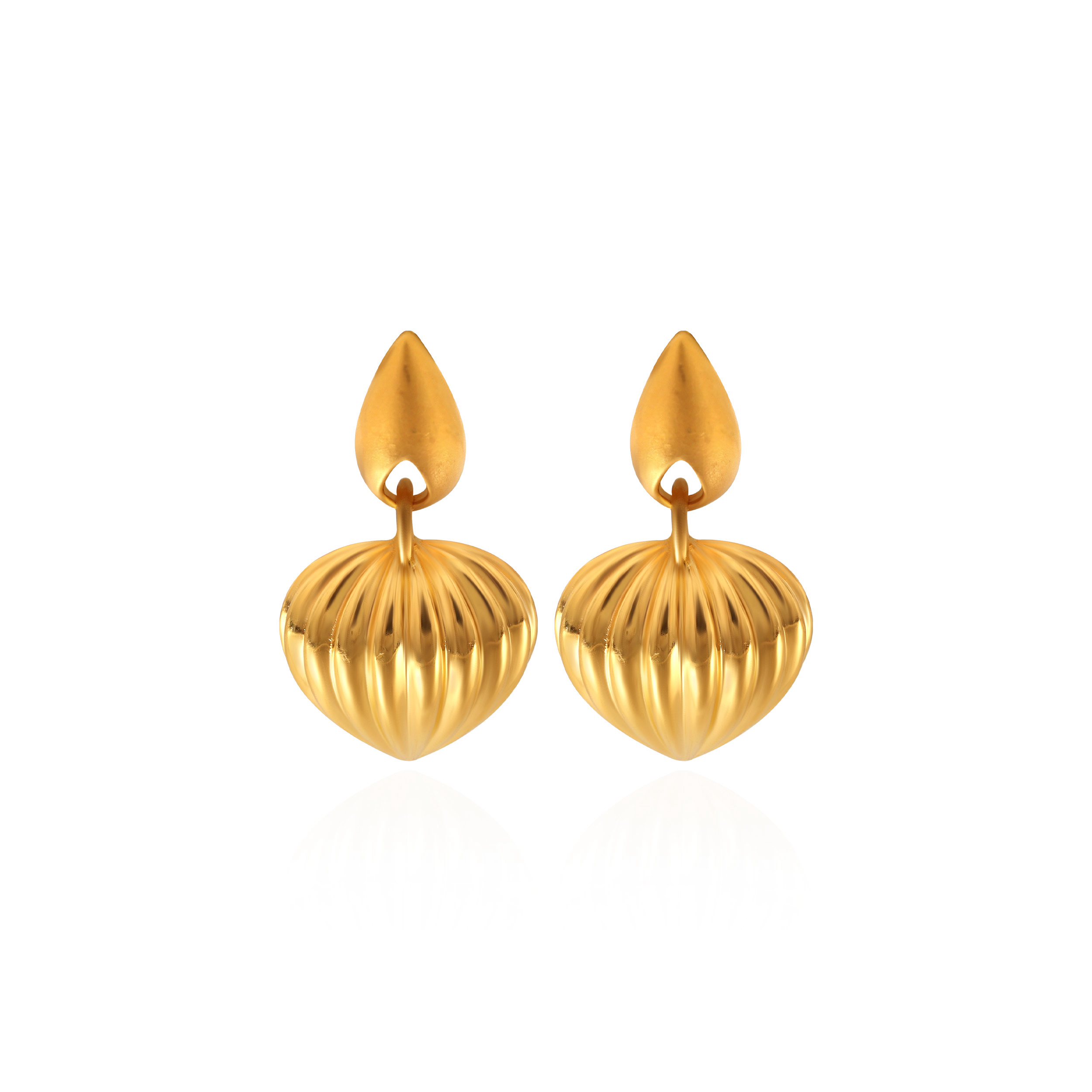 Radiant Dia Gold Studs - Senco Gold and Diamonds