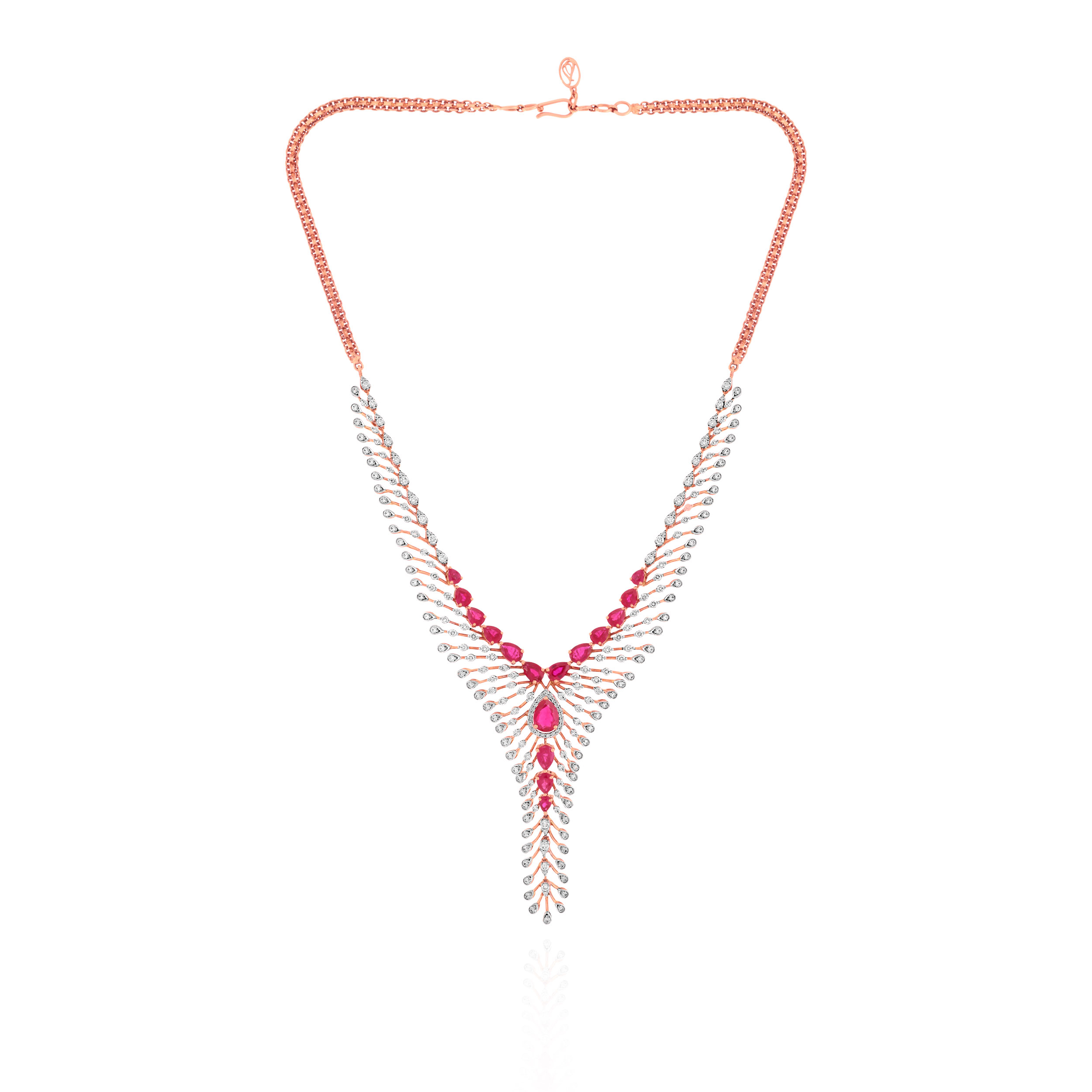 Elaris Flare Diamond Necklace - Senco Gold and Diamonds