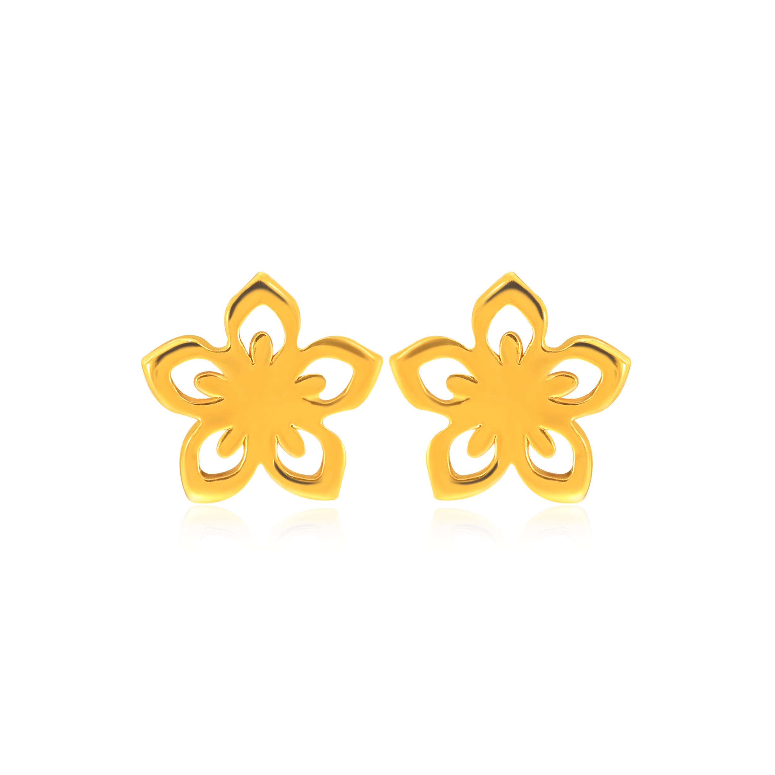 Cute Daisy Kids Gold Studs - Senco Gold and Diamonds