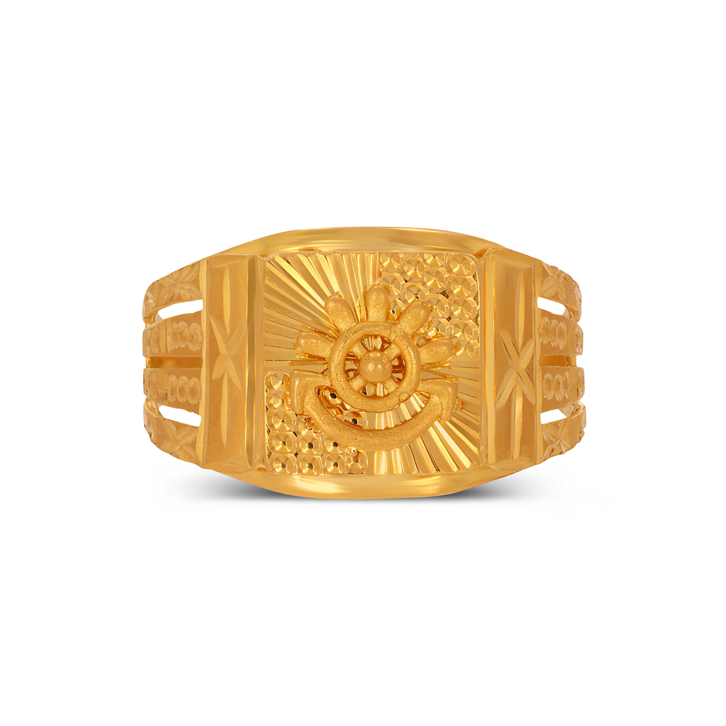 Empire Engrave Men's Gold Ring - Senco Gold and Diamonds