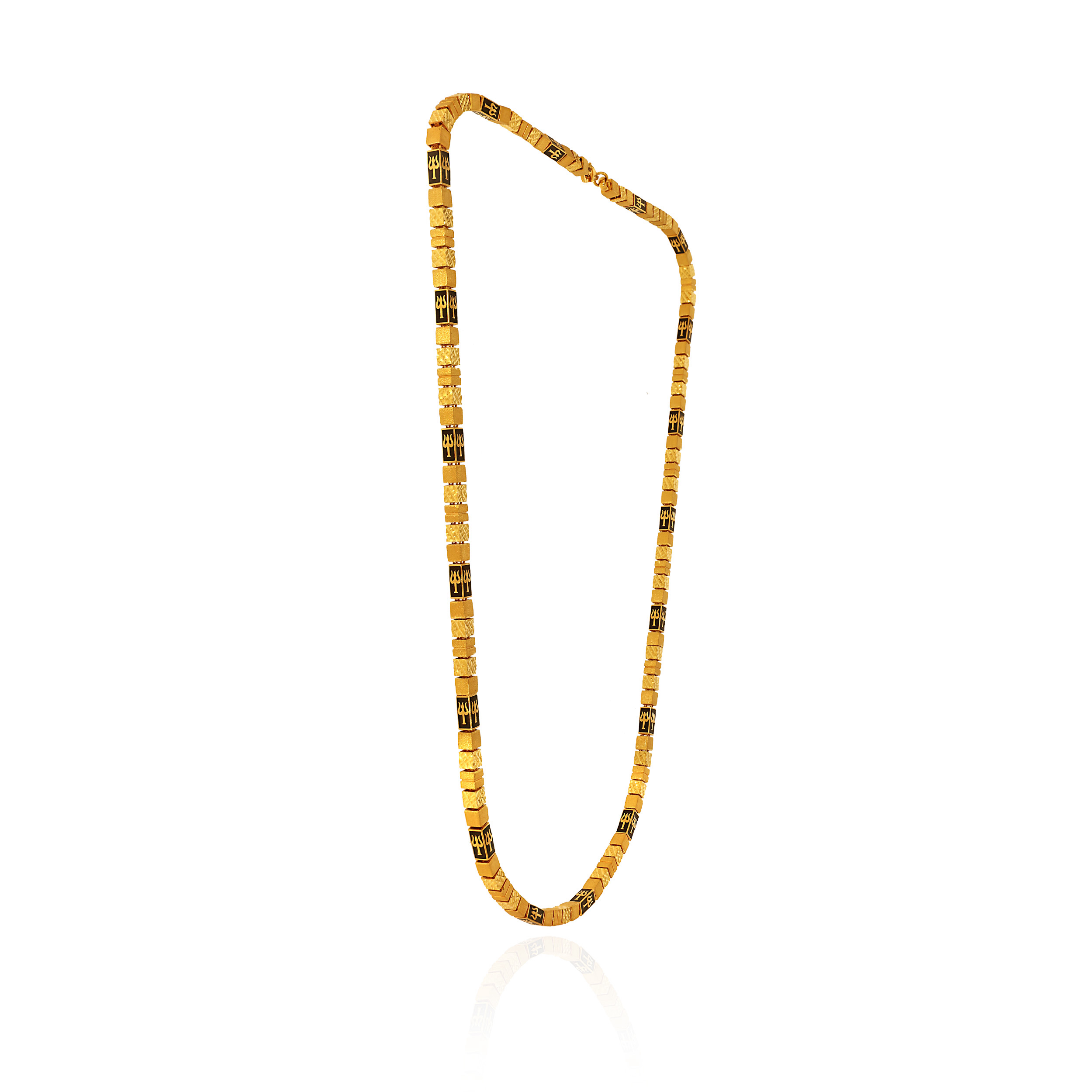 Trishul Accent Men's Gold Chain - Senco Gold and Diamonds