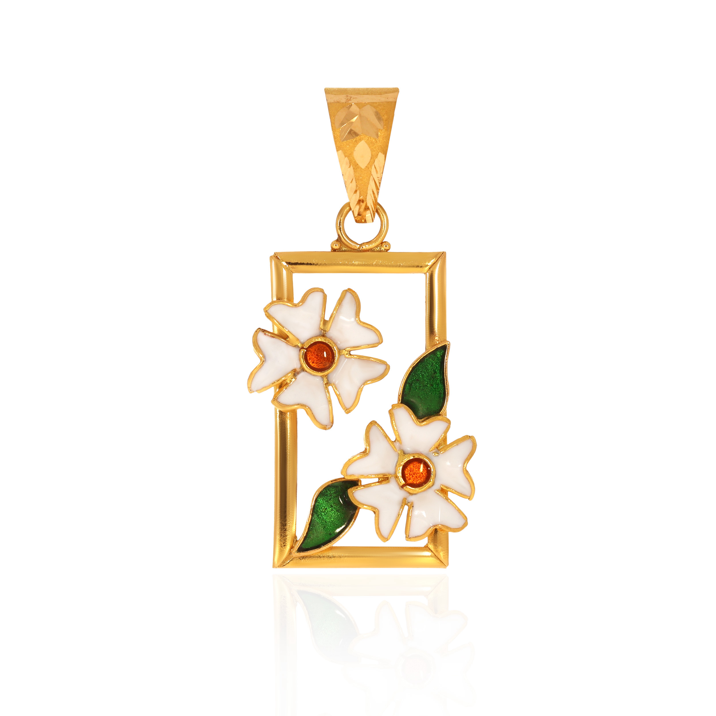 22K Yellow Gold Pendant-GPN-D000783647 - Senco Gold and Diamonds