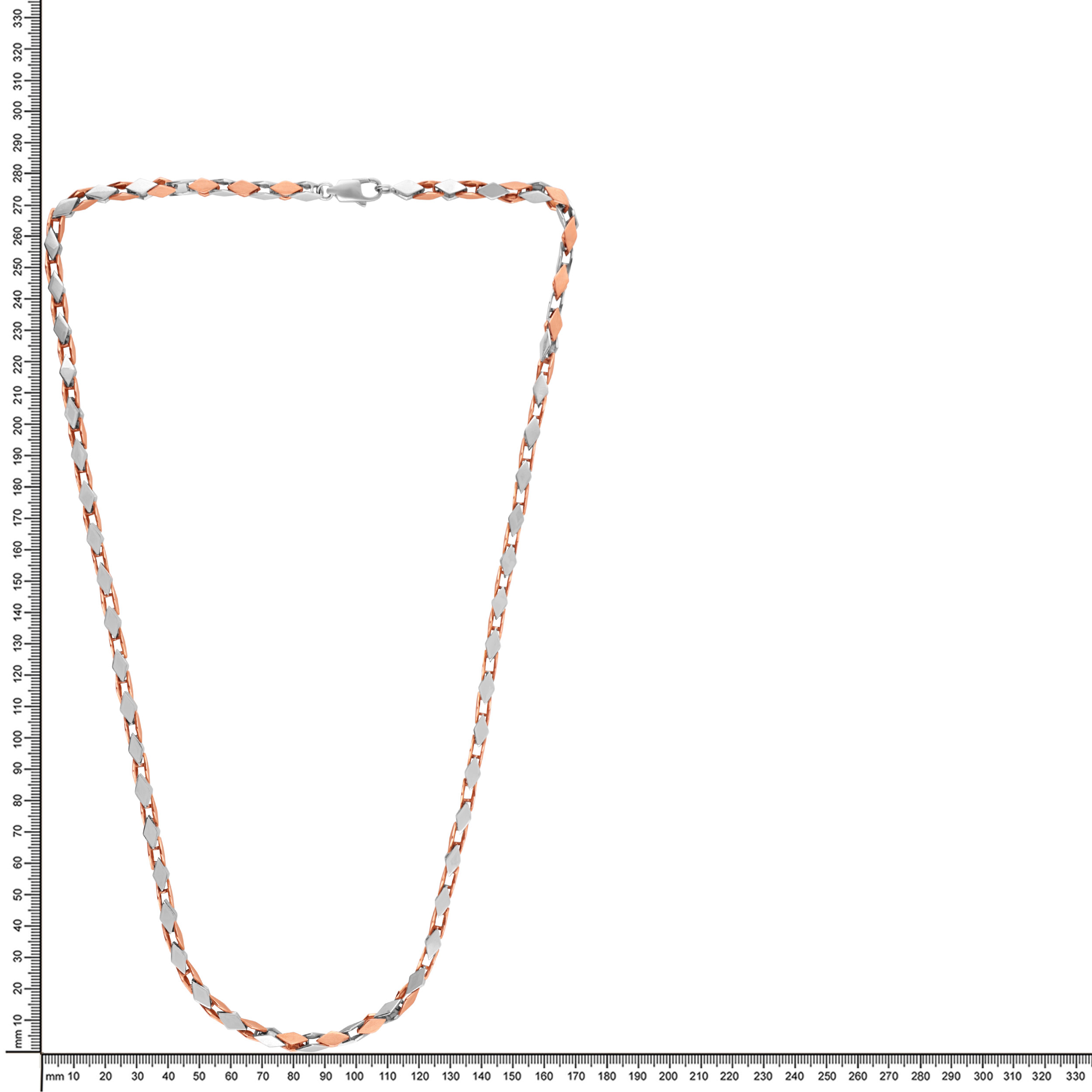 Aurum Noir Men's Platinum Gold Chain - Senco Gold and Diamonds
