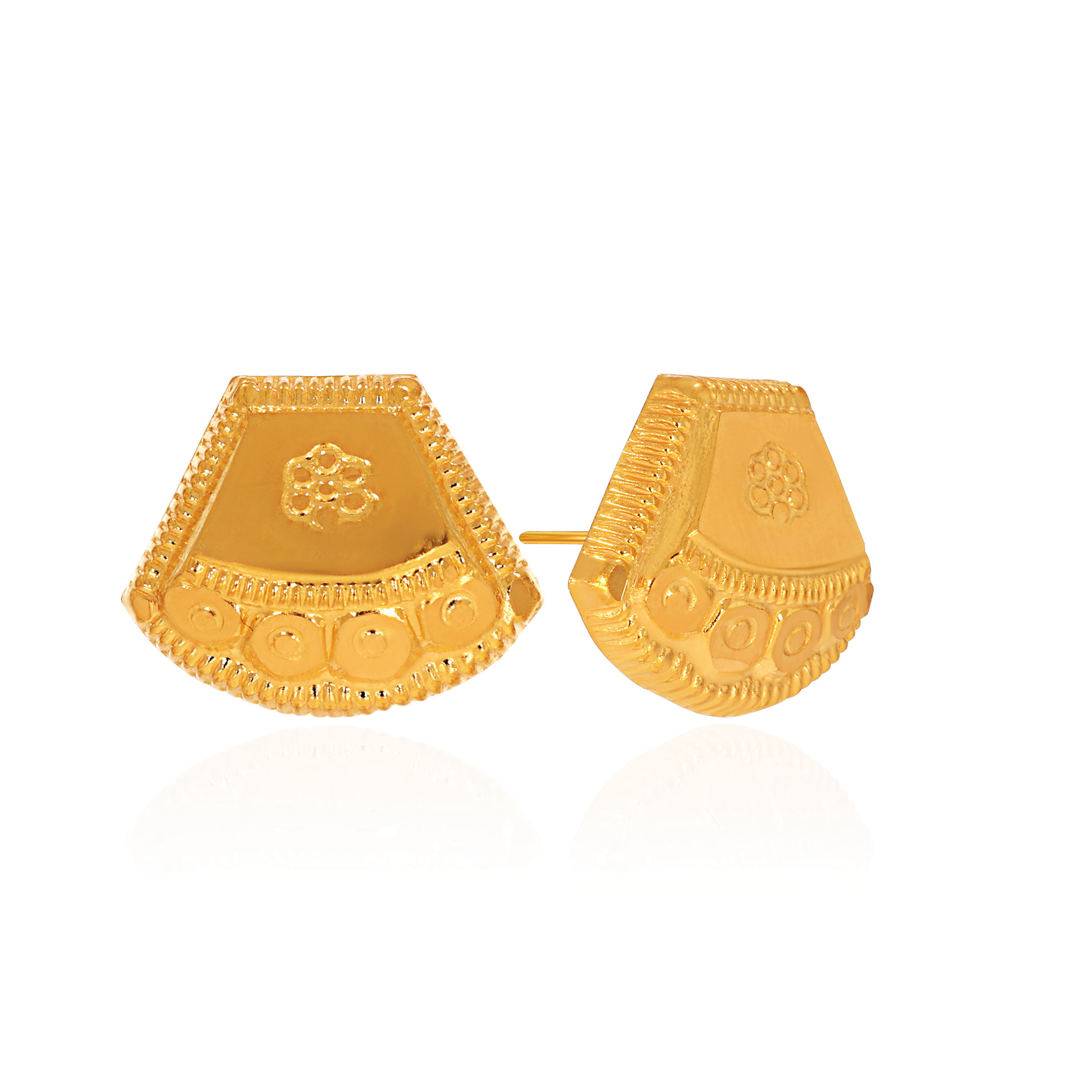 22K Yellow Gold Gold Studs Earrings-GP-D000712537 - Senco Gold and Diamonds
