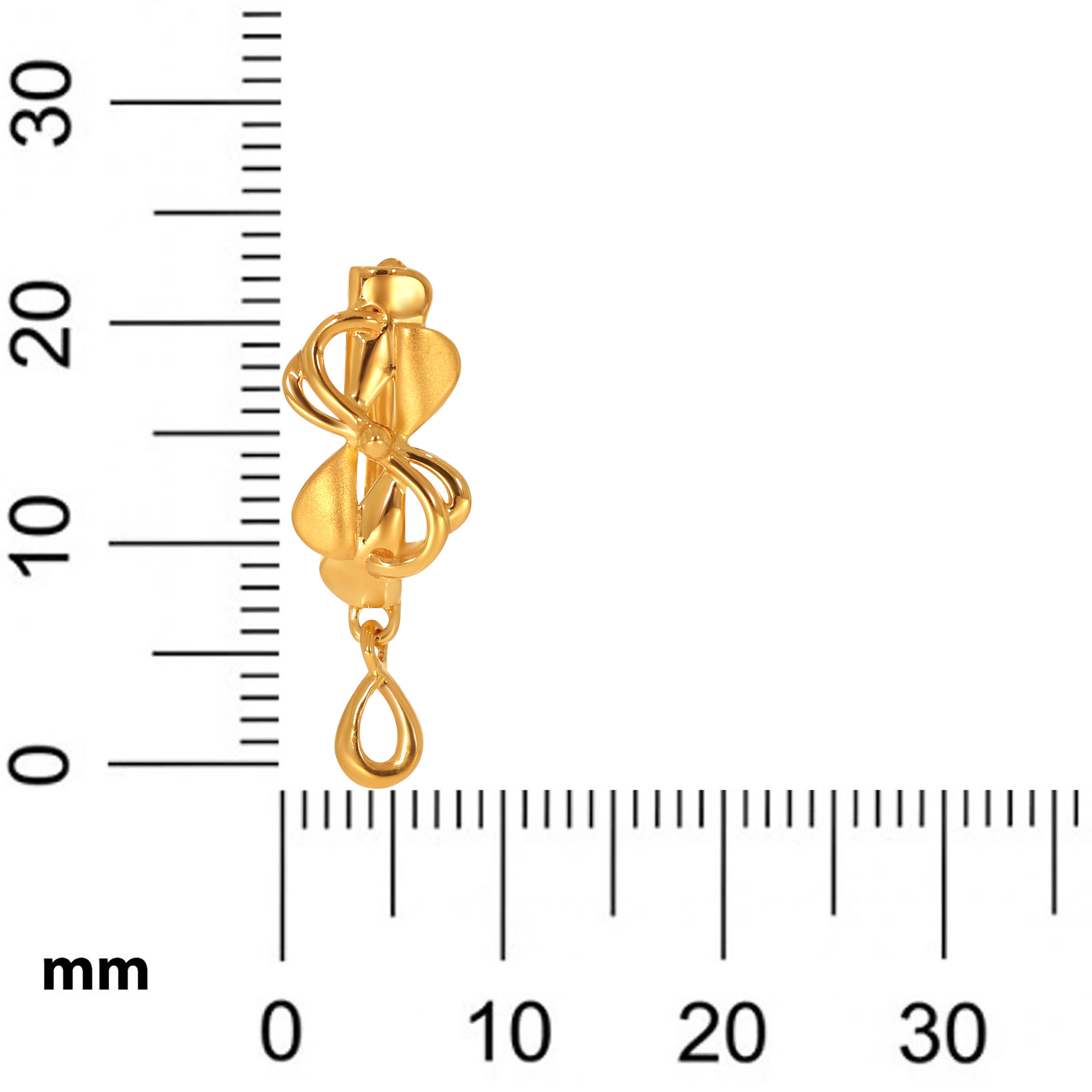 Expressive Swirl Gold Hoop Earrings - Senco Gold and Diamonds
