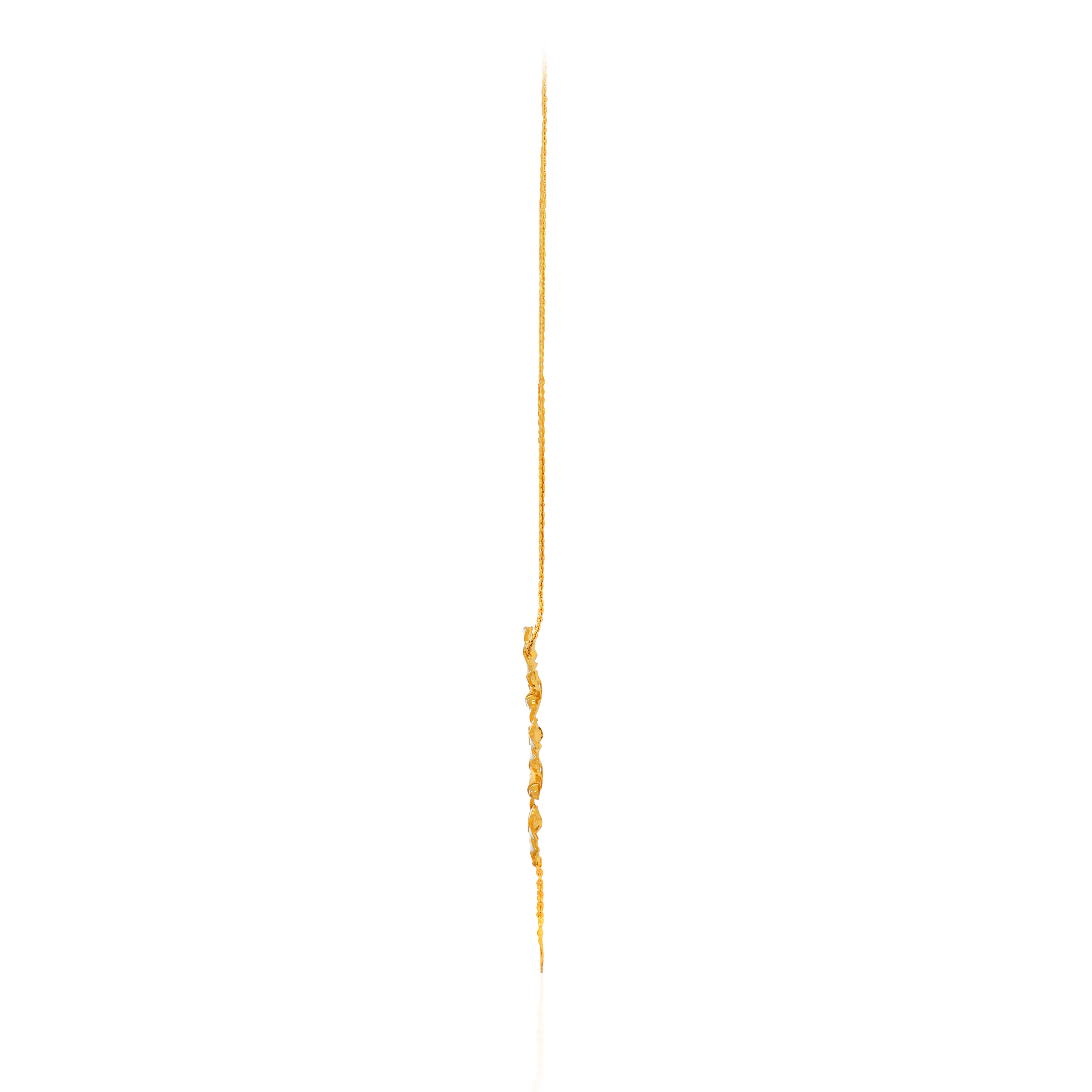 22K Yellow Gold Chain Pendant-GPN-D000783648 - Senco Gold and Diamonds