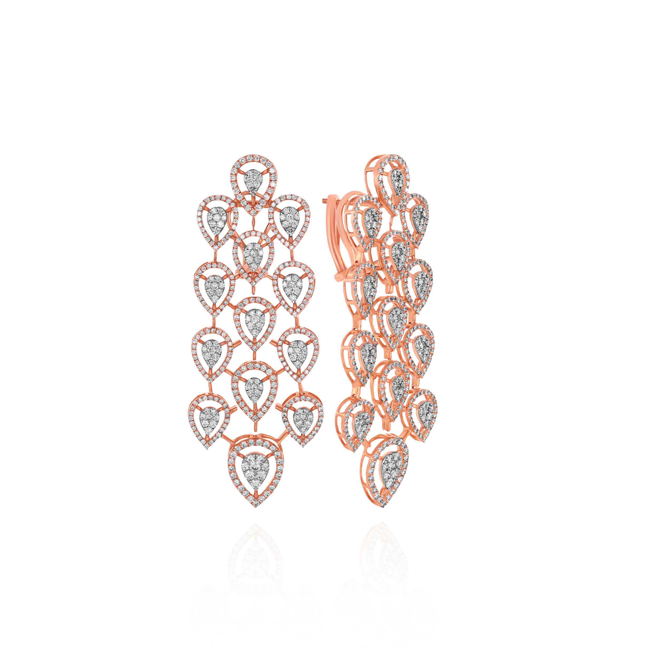 Dazzling Droplet Diamond Earrings - Senco Gold and Diamonds