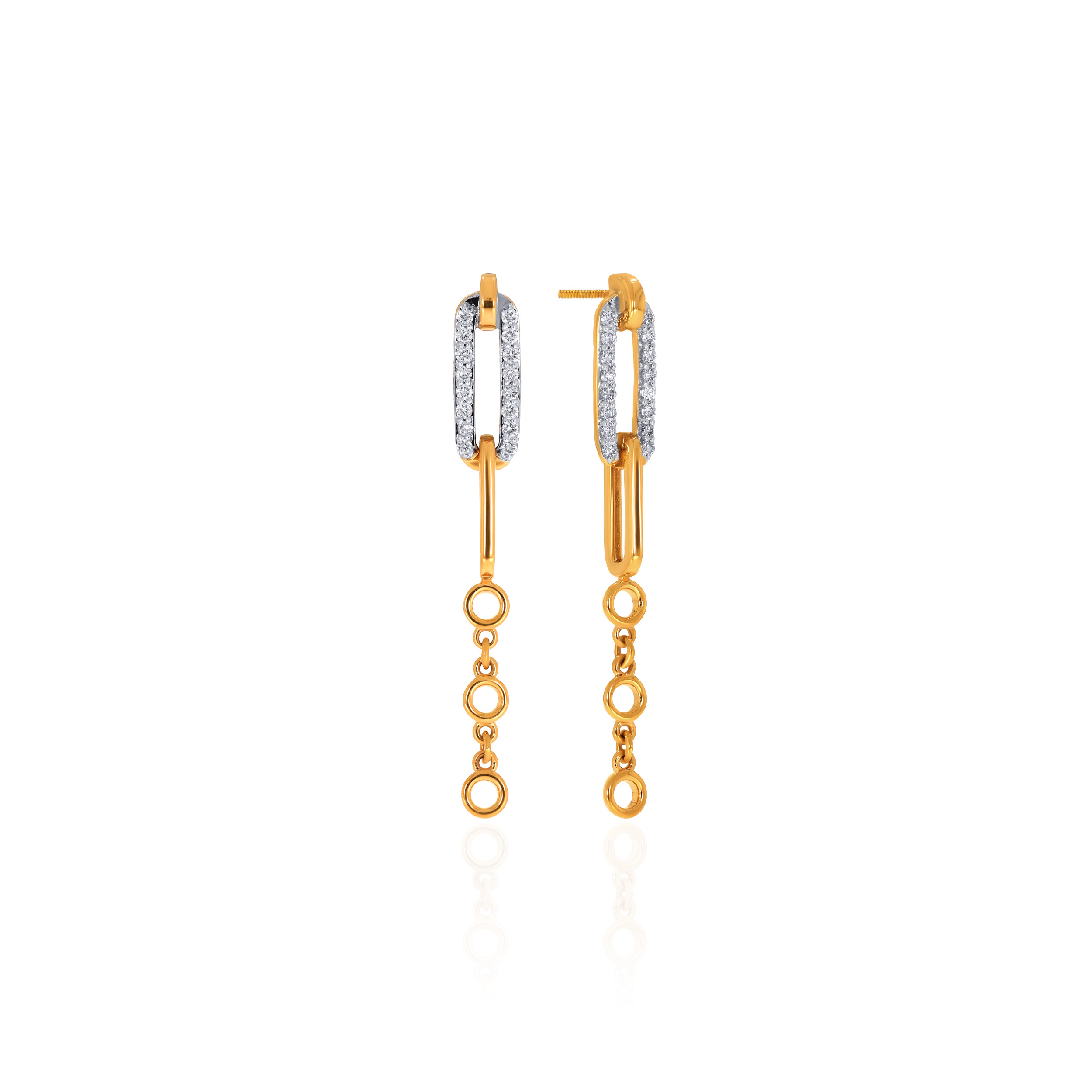 Chic Brilliance Diamond Earrings - Senco Gold and Diamonds