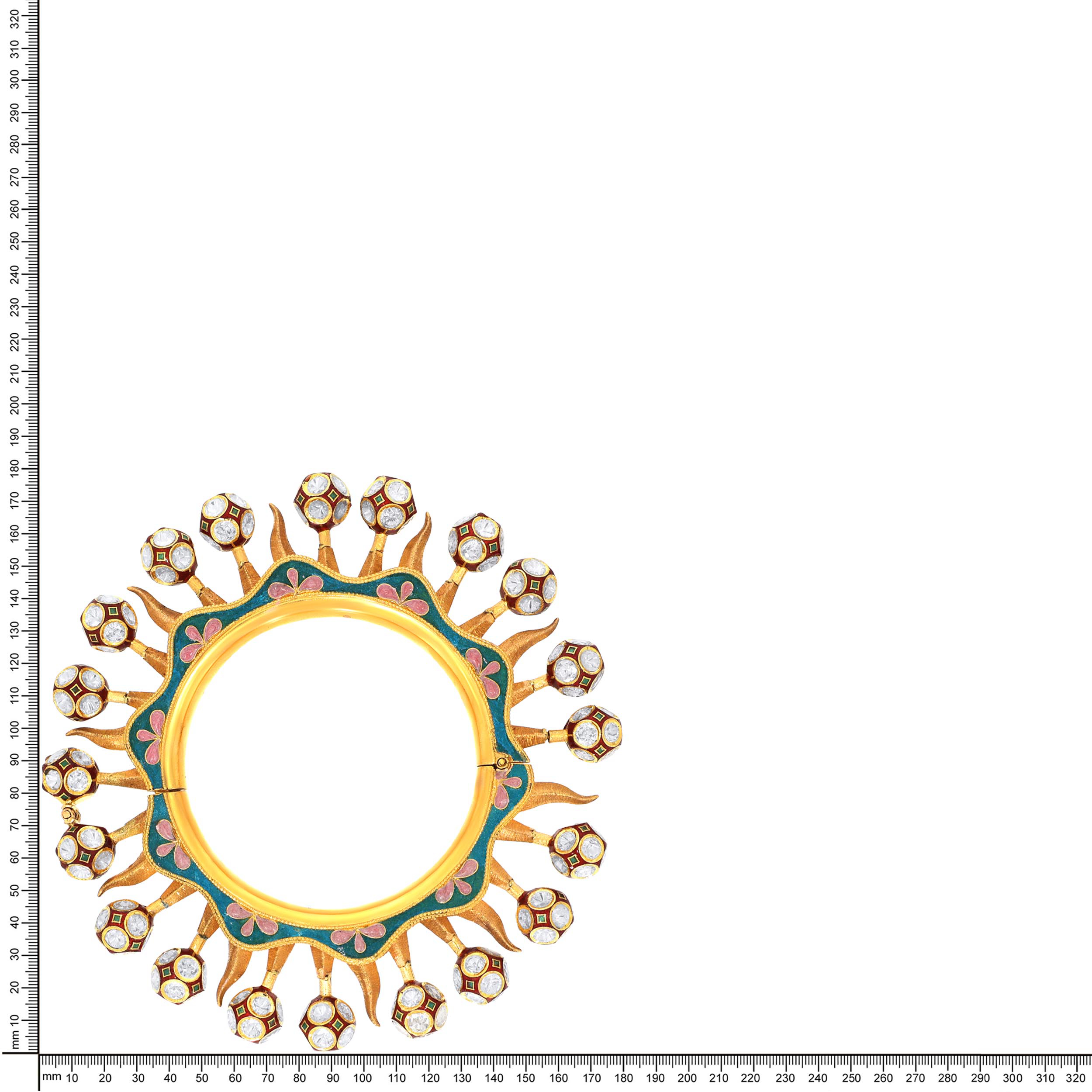Surya Gold Bangle - Senco Gold and Diamonds