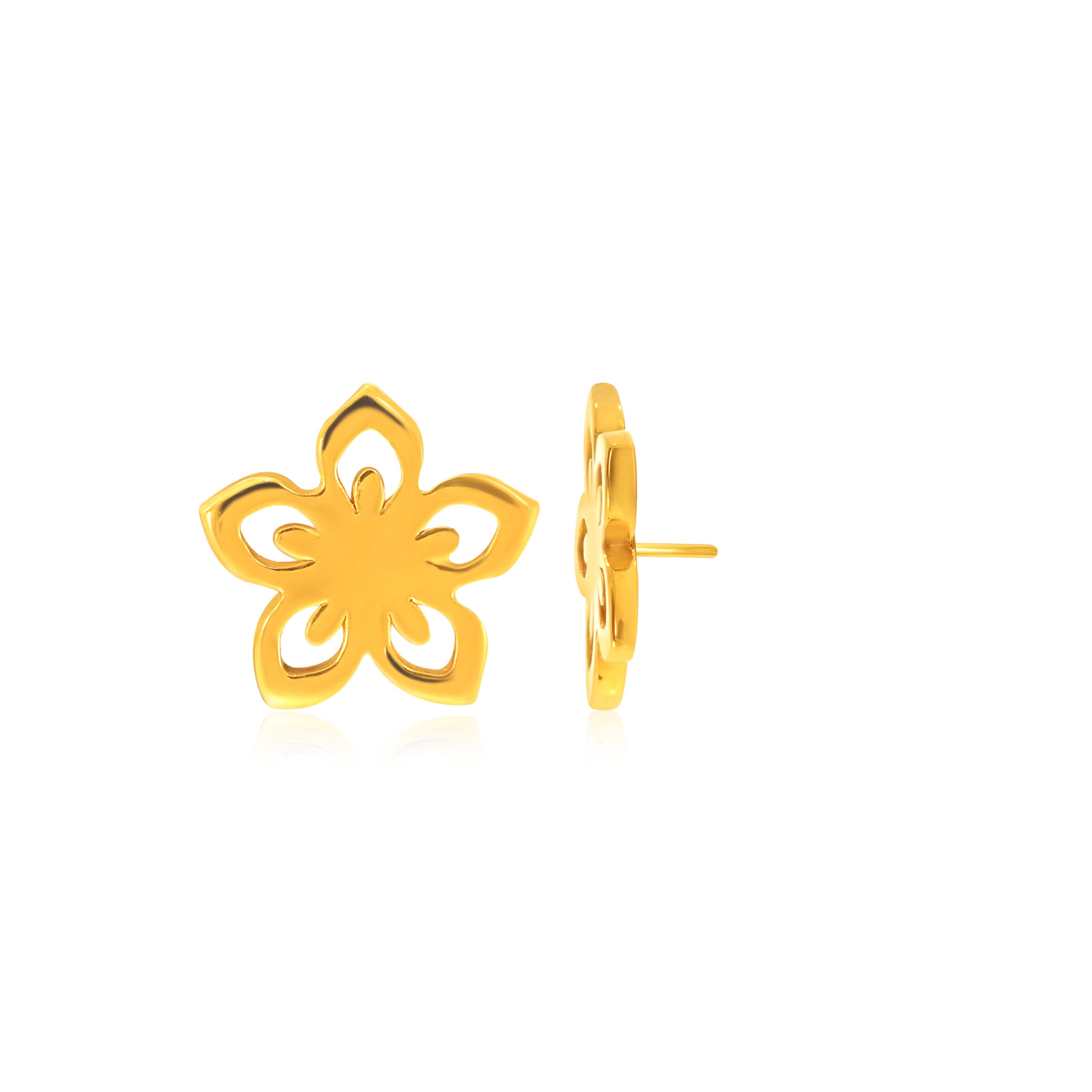 Cute Daisy Kids Gold Studs - Senco Gold and Diamonds