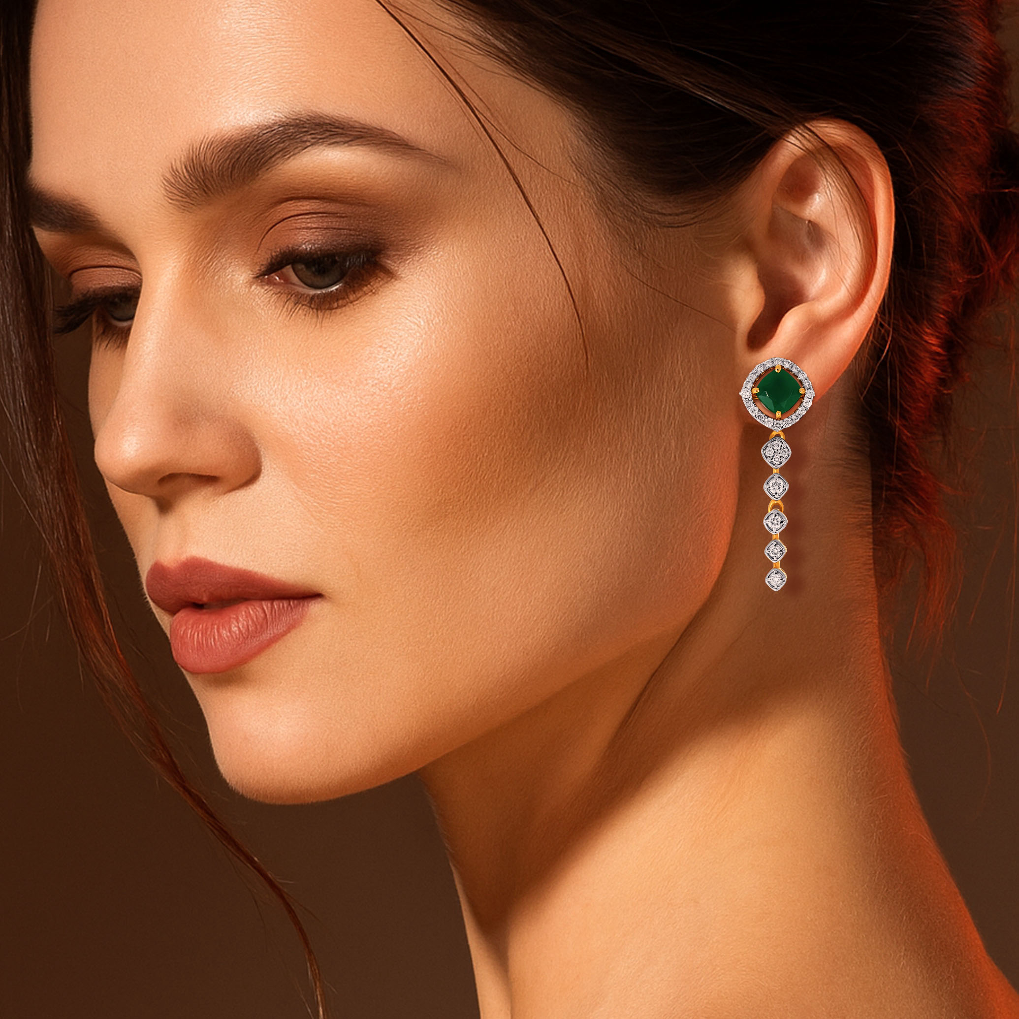 Cocktail Elegance Diamond Earrings - Senco Gold and Diamonds