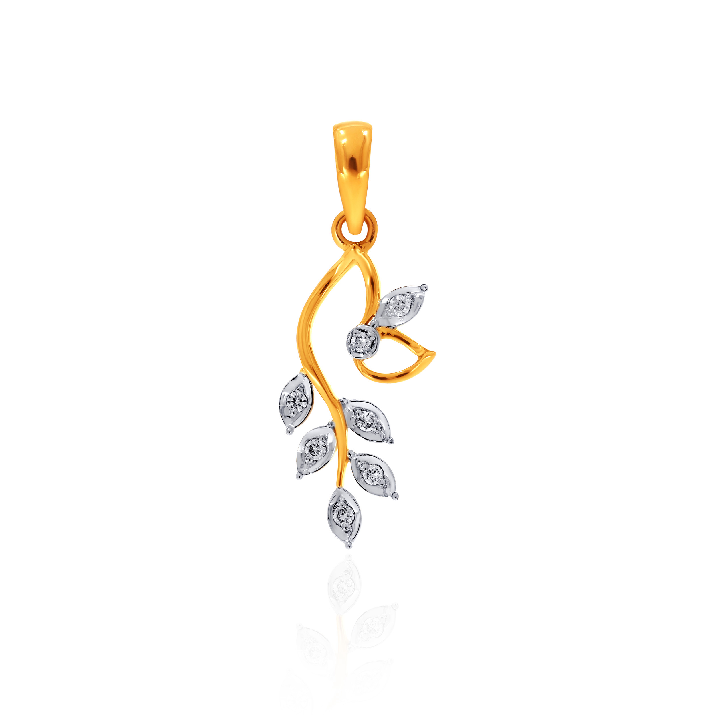 Botanic Gleam Diamond Pendant - Senco Gold and Diamonds