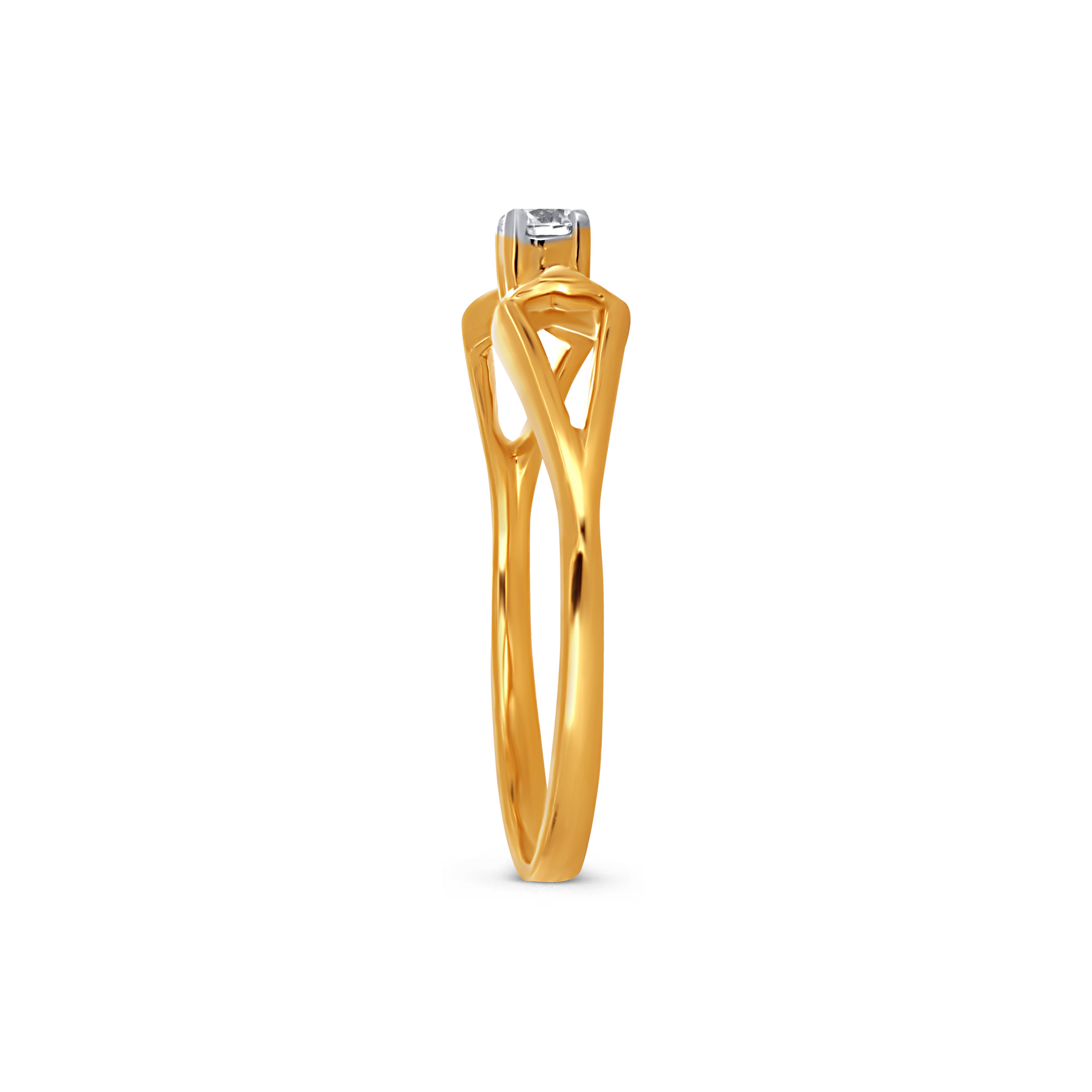 Oria Prism Solitaire Diamond Ring alternate view 2