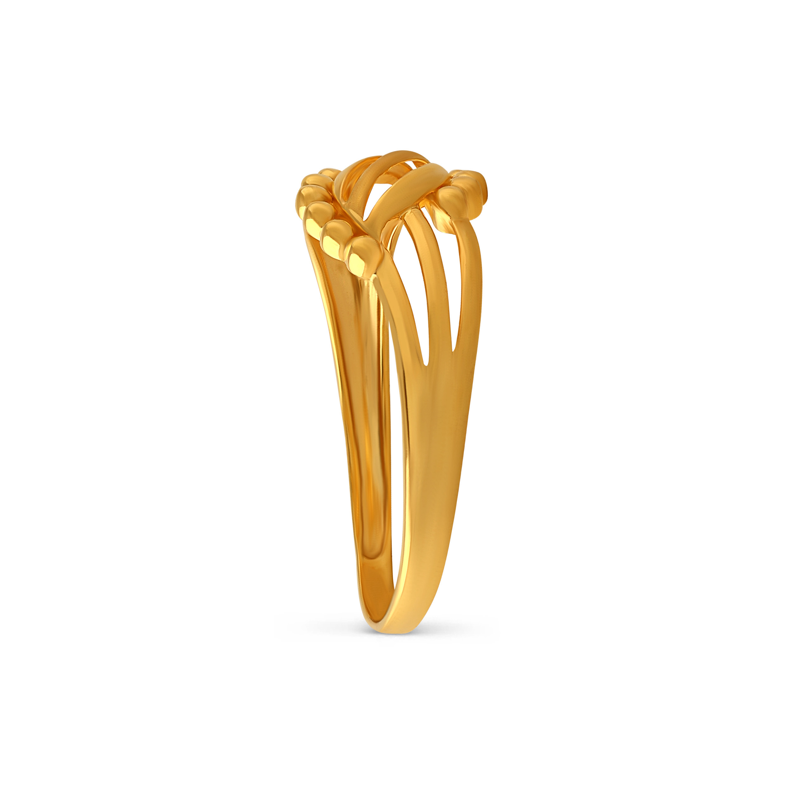 Braided Elegance Gold Ring - Senco Gold and Diamonds