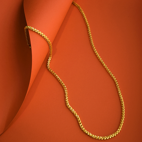 Versatile Curb Men's Gold Chain - Senco Gold and Diamonds