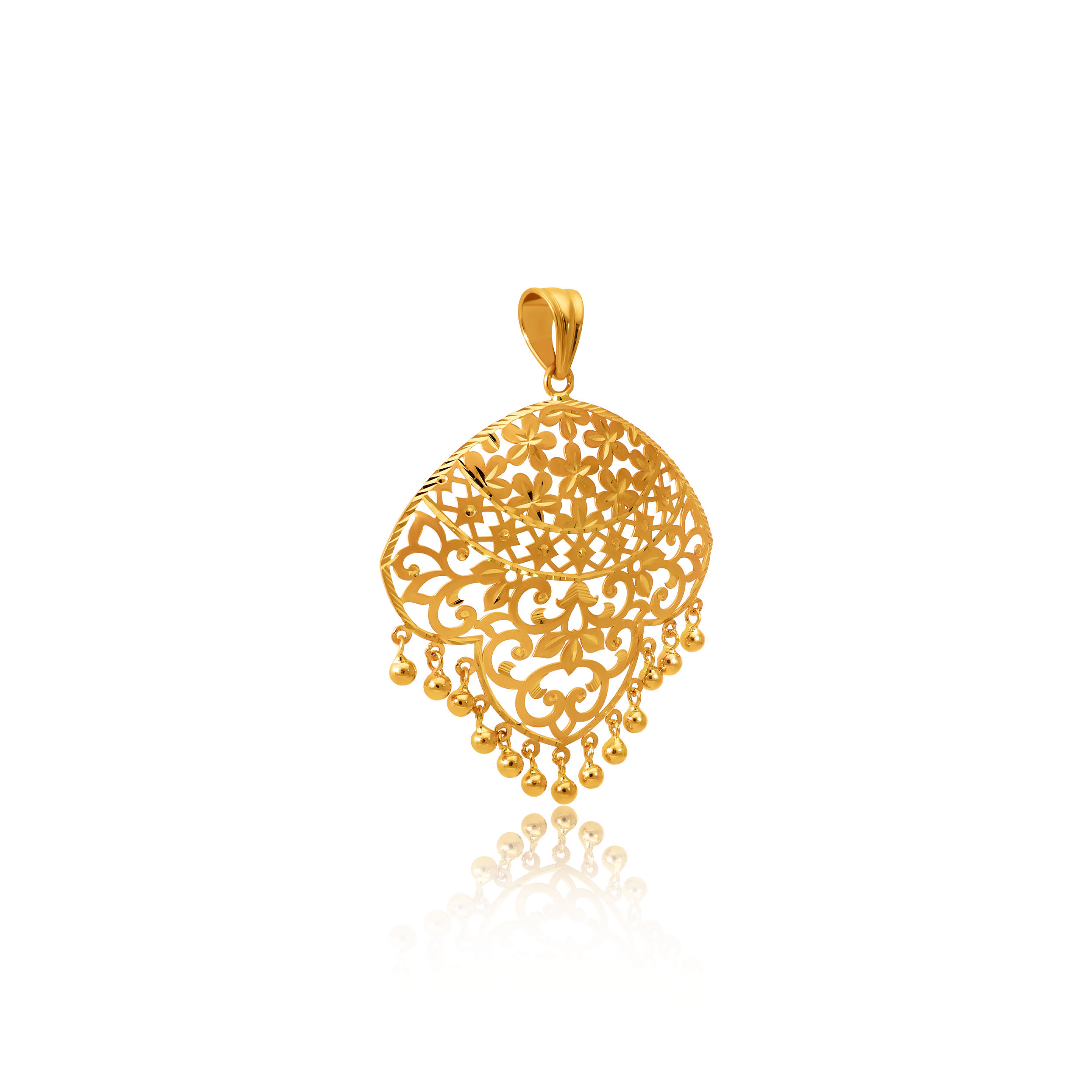 22K Yellow Gold Pendant-GPN-SAD0005656 - Senco Gold and Diamonds