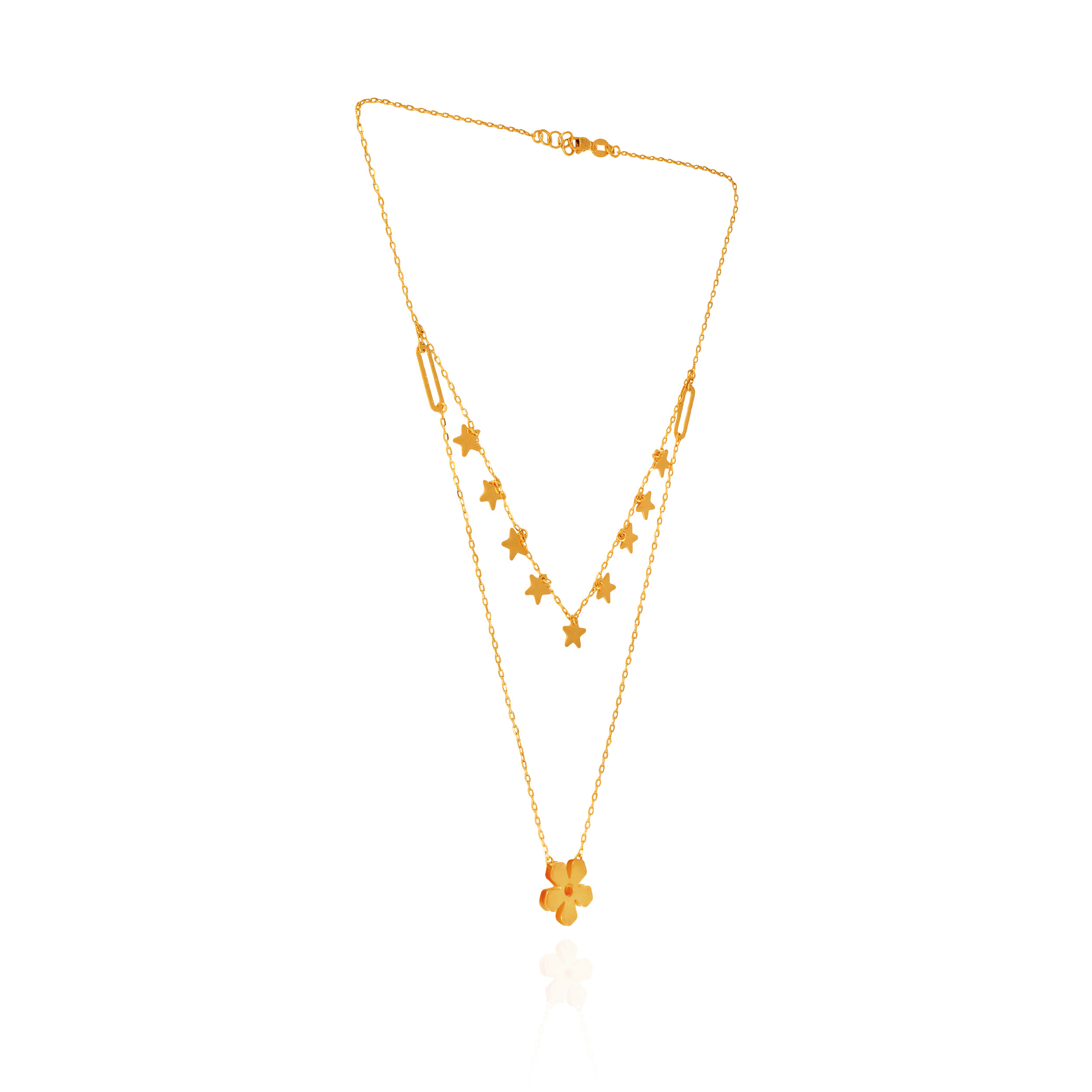 Stellar Layered Gold Chain - Senco Gold and Diamonds