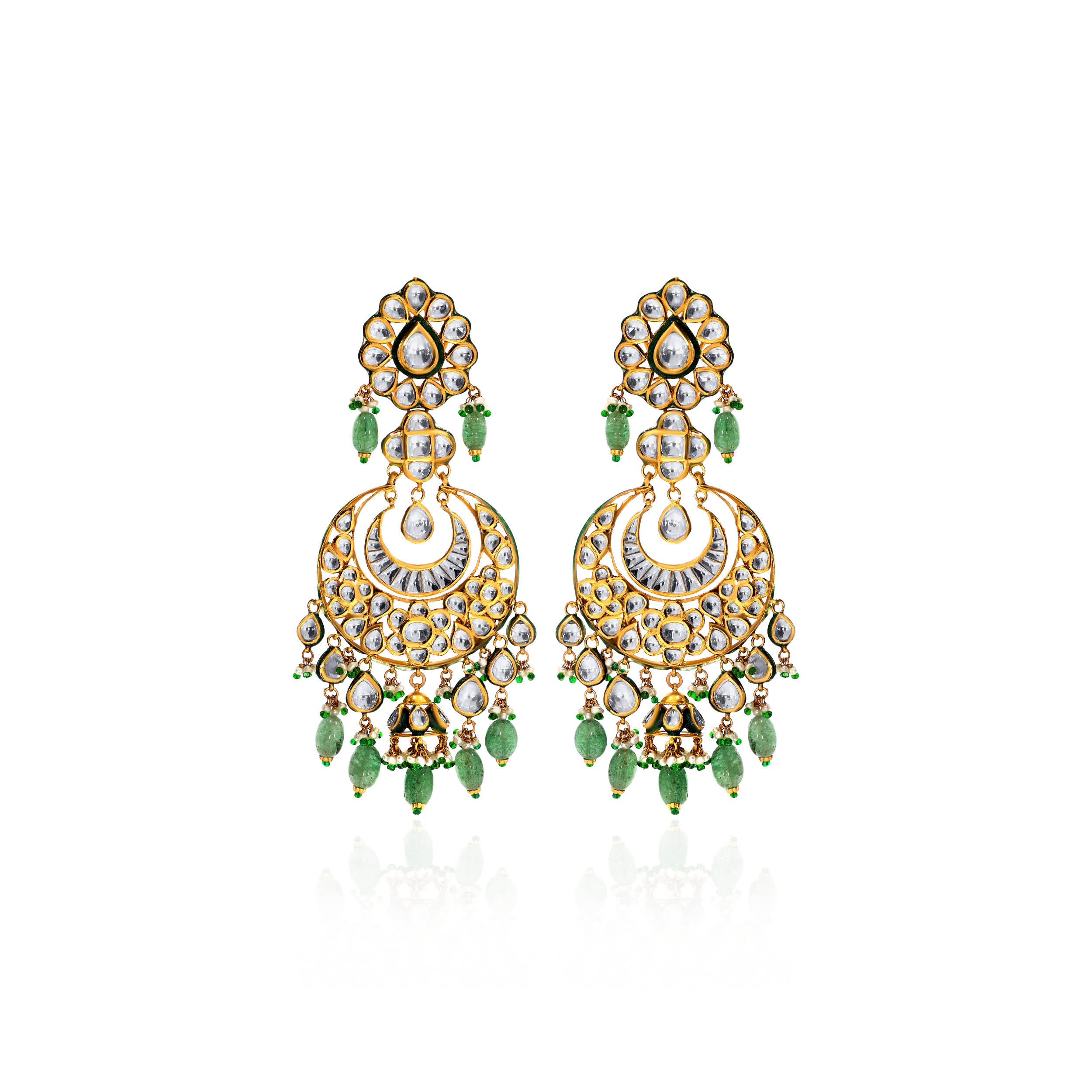 22K Yellow Gold Drop Earrings-GPGN-D000566053 - Senco Gold and Diamonds
