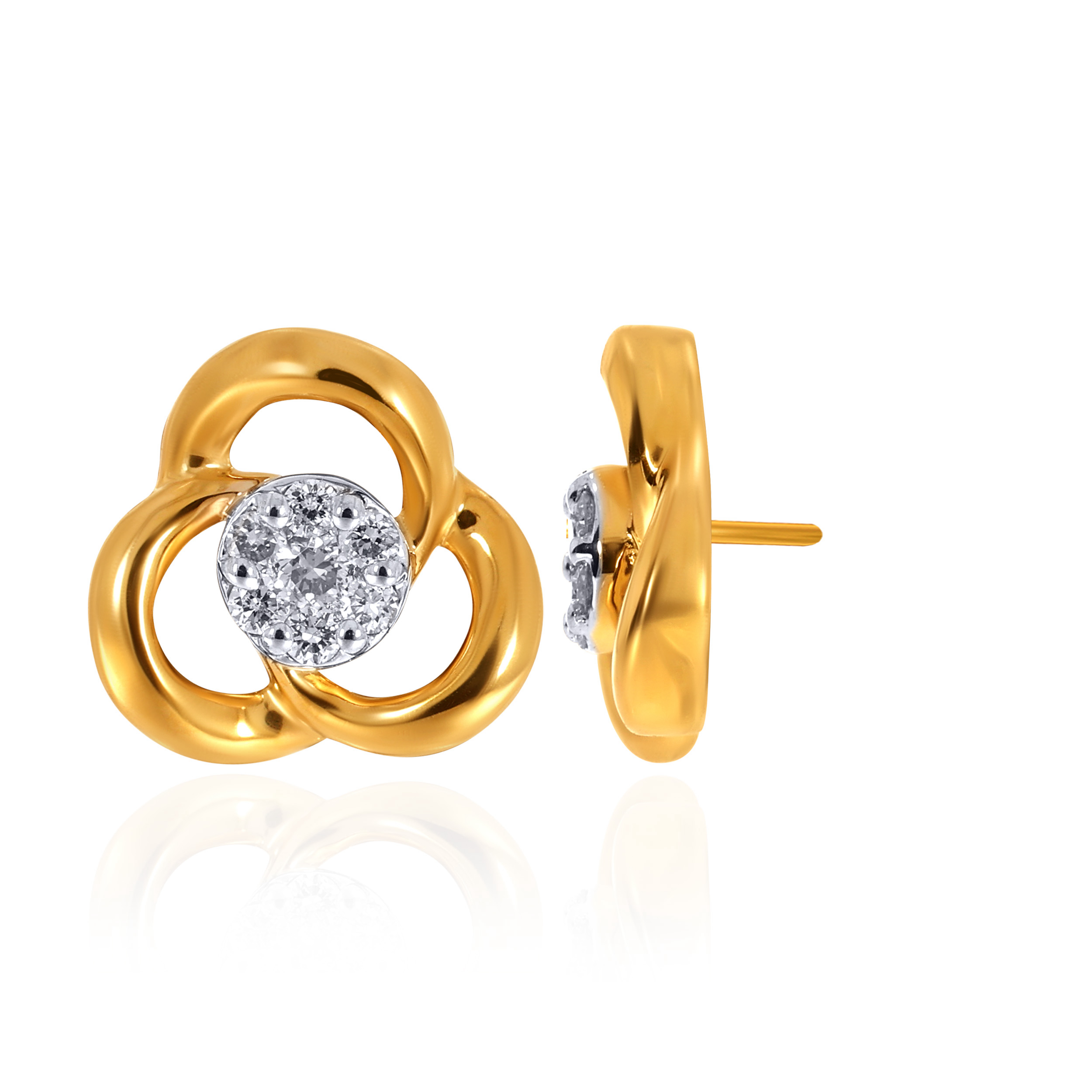 Ethereal Spark Diamond Studs - Senco Gold and Diamonds