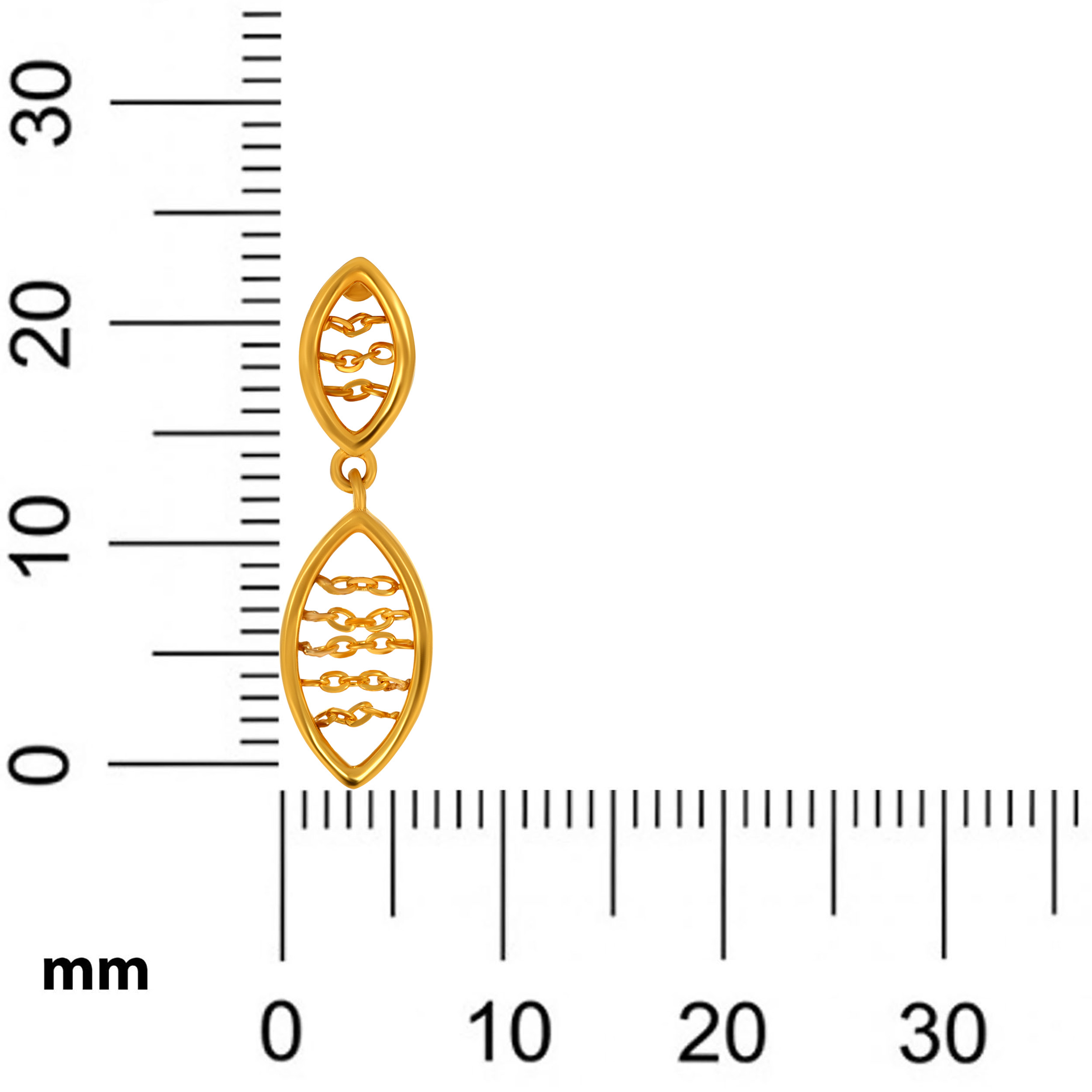 Rhythmic Flow Gold Drops - Senco Gold and Diamonds
