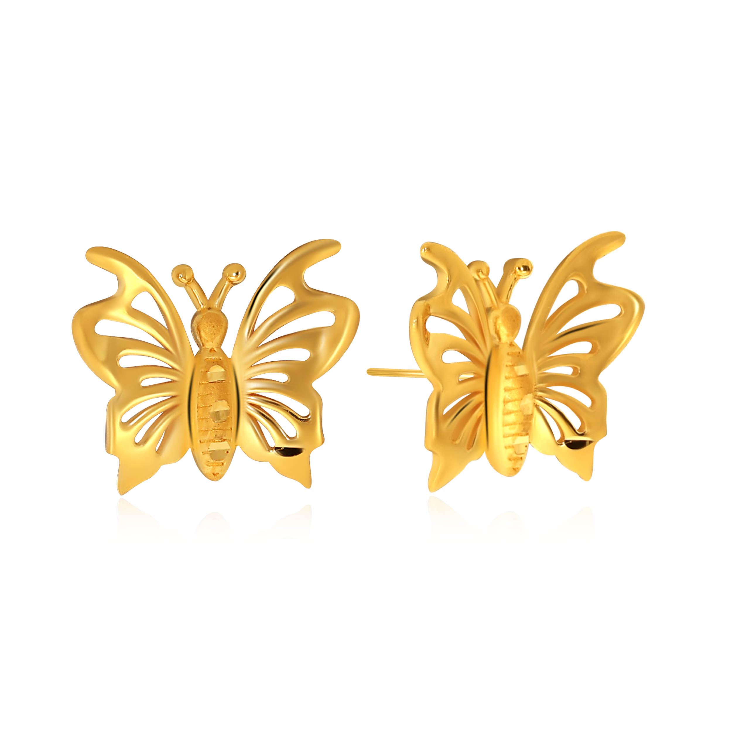 Liberal Appeal Gold Studs - Senco Gold and Diamonds