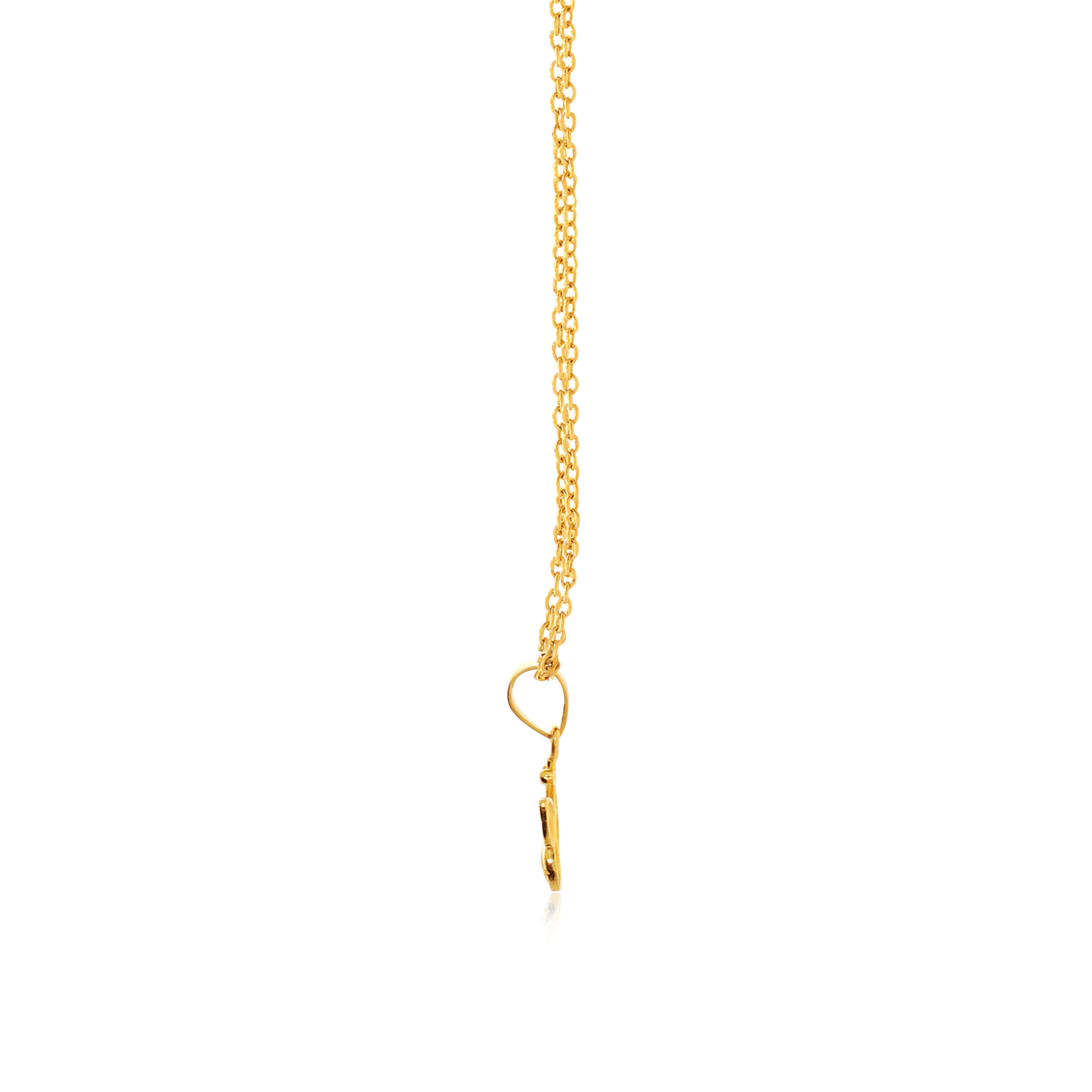 Dancing Wings Gold Chain Pendant - Senco Gold and Diamonds