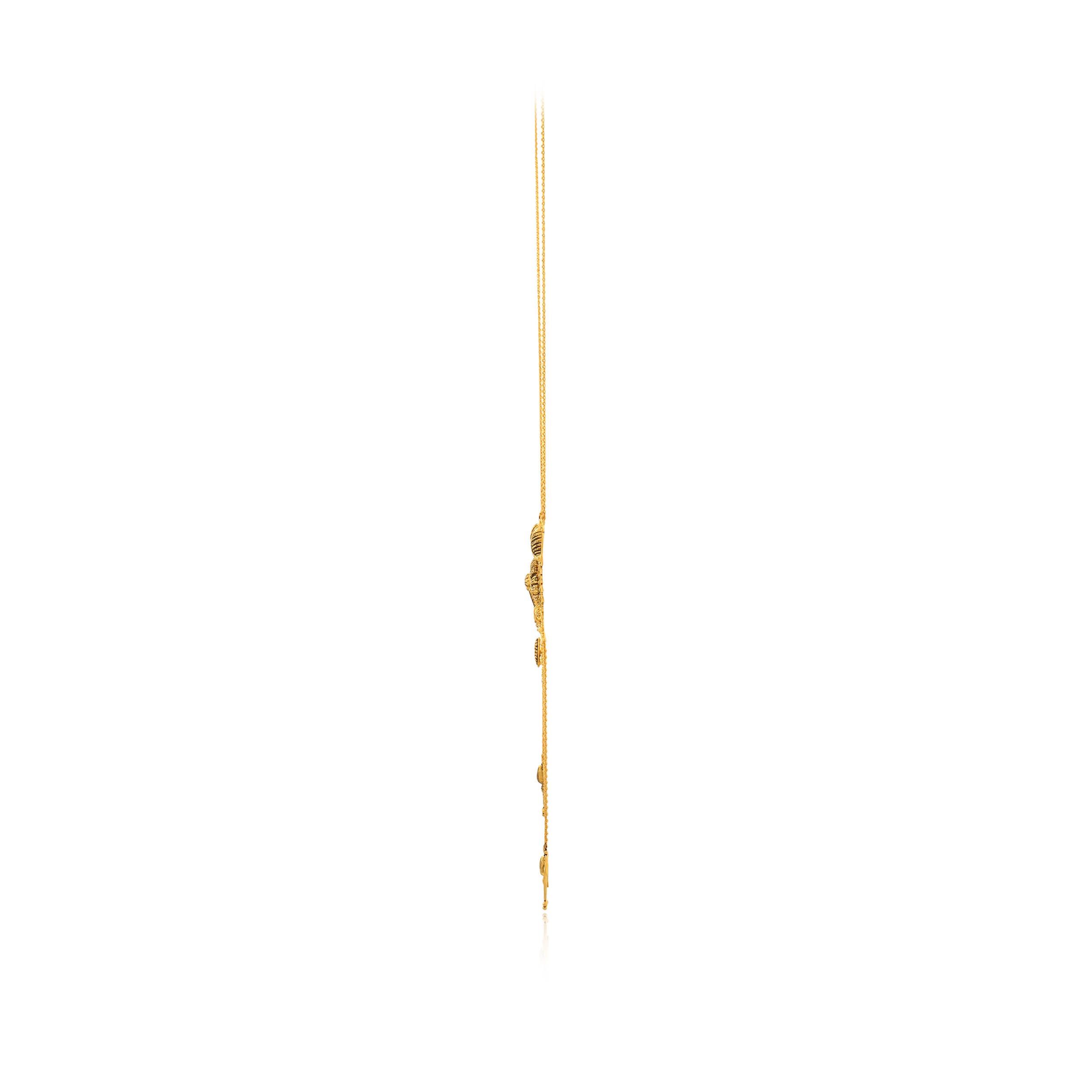 Conventional Artistry Antique Gold Necklace - Senco Gold and Diamonds