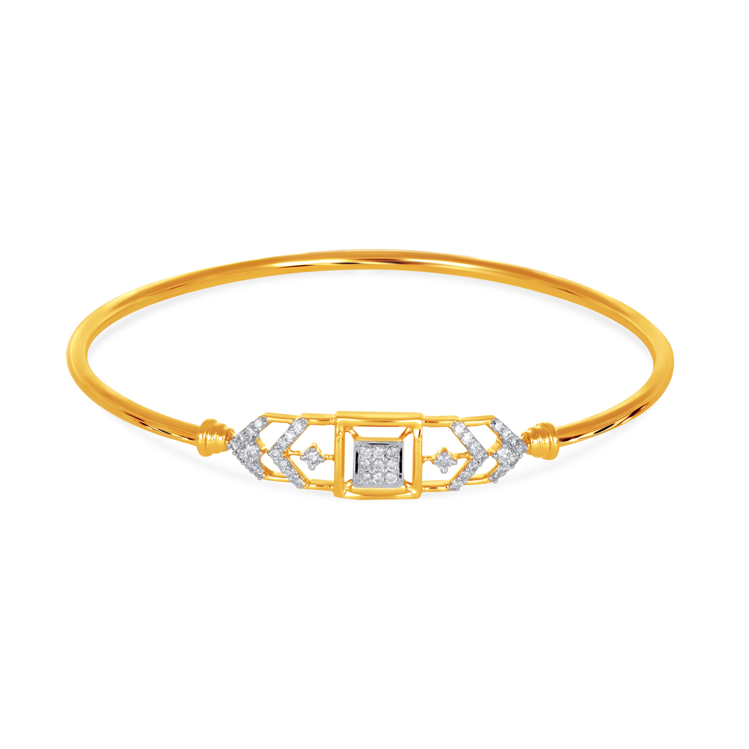 Radiant Symmetry Diamond Noa Bangle - Senco Gold and Diamonds