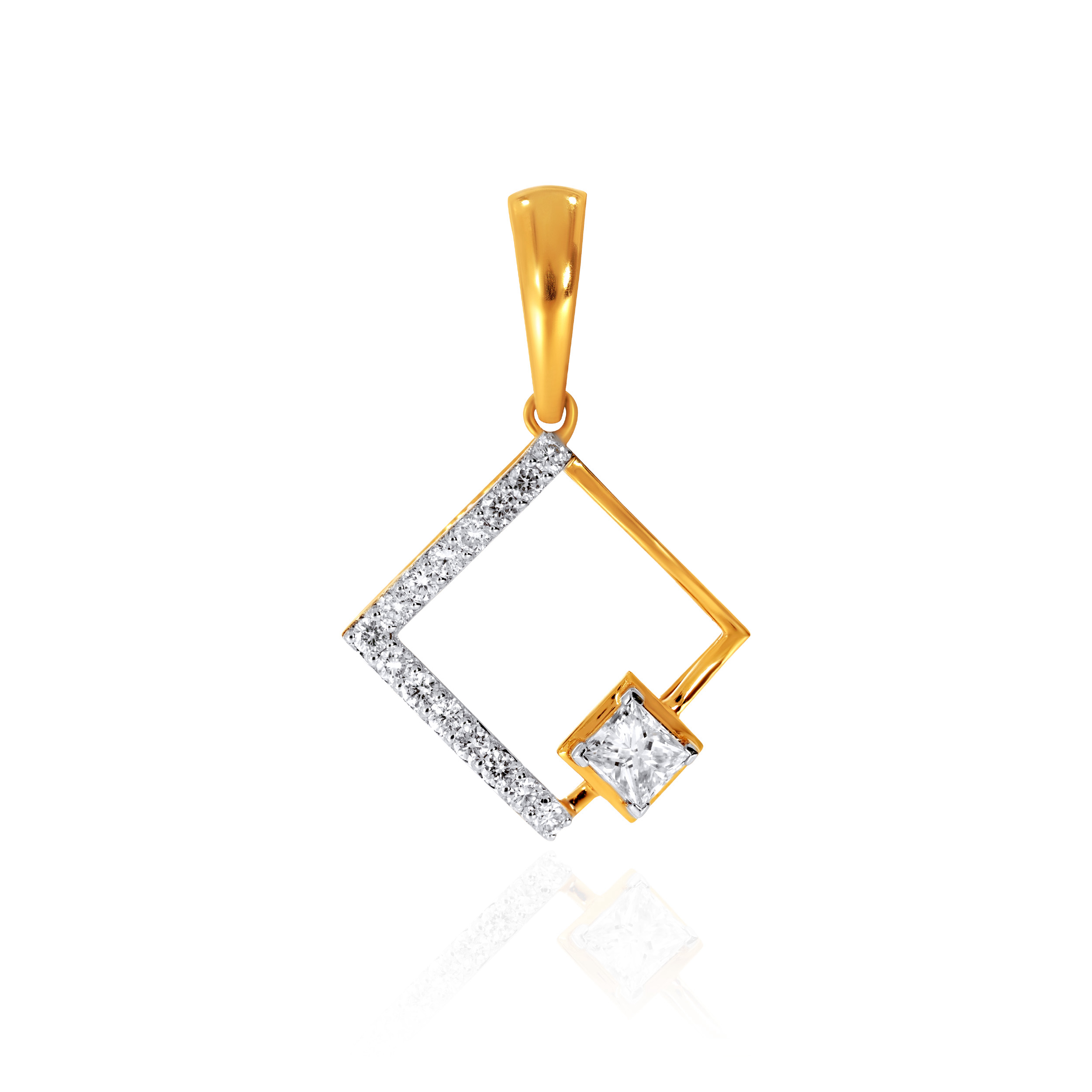 Aria Open Frame Diamond Ring - Senco Gold and Diamonds
