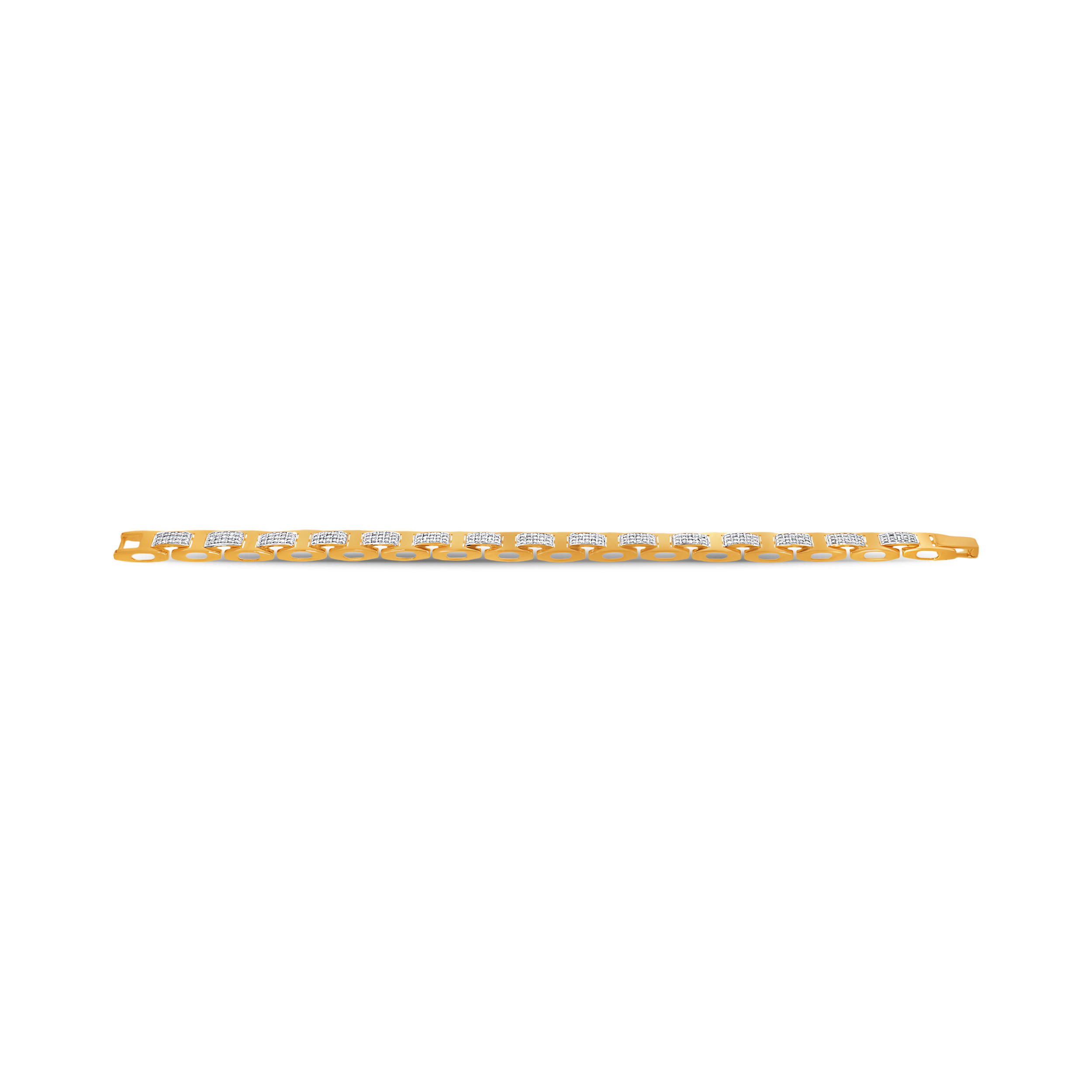 Luxe Grid Men's Diamond Wristlet - Senco Gold and Diamonds