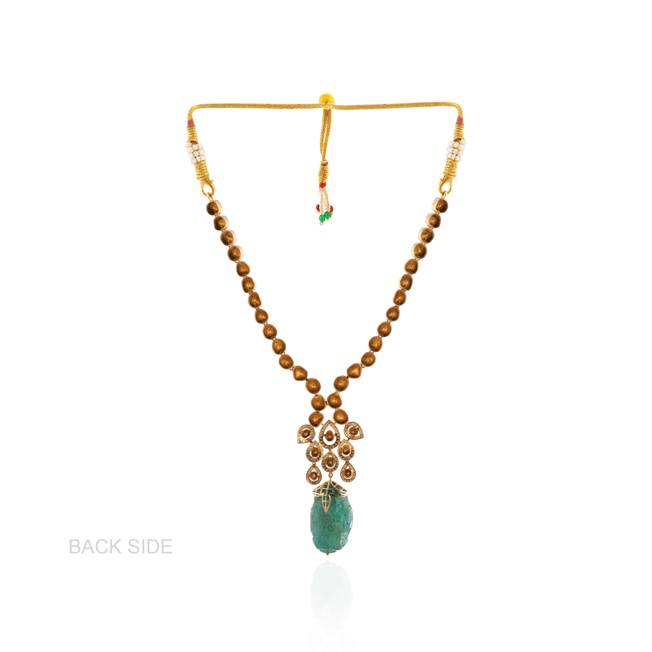 Ivorine Polki Grandeur Diamond Necklace - Senco Gold and Diamonds